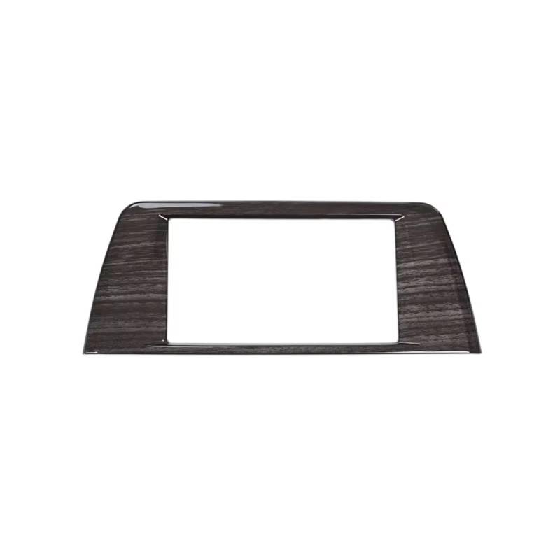 Auto Innenform Für X1 F48 2016-2019 Auto Center Konsole GPS Navigation Bildschirm Dekoration Rahmen Abdeckung Trim ABS Innenzubehör(Black wood grain) von Lspbfkq