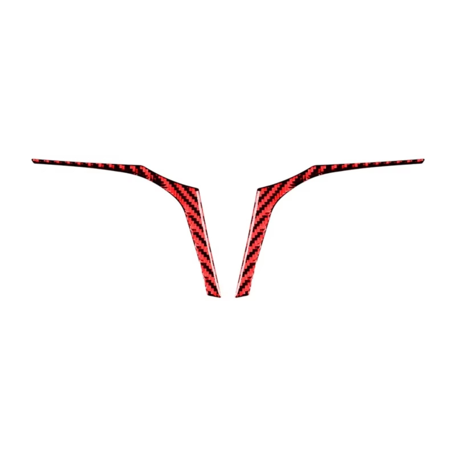 Auto Innenform Für Z4 Serie G28 G29 2019-2023 Carbon Fiber Innen Auto Lenkrad Panel Trim Abdeckung Dekoration Aufkleber Innenzubehör(Red) von Lspbfkq