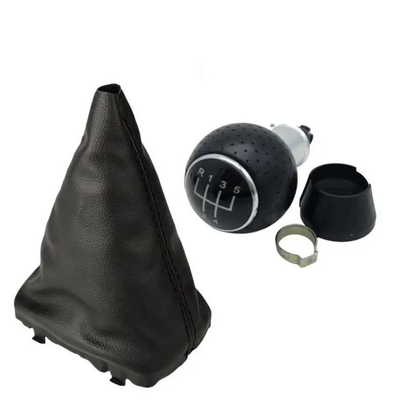 Car Schalthebel Für A3 S3 2001 2002 2003 5/6 Geschwindigkeit 12mm Auto Styling Manuelle Schaltknauf Shifter Schaltknauf Gamasche Boot Abdeckung Fall Kragen Schalthebel Shift Knob(B0463 and K0001) von Lspbfkq