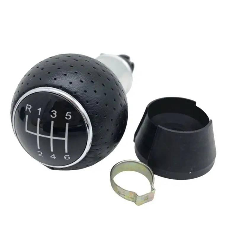 Car Schalthebel Für A3 S3 2001 2002 2003 5/6 Geschwindigkeit 12mm Auto Styling Manuelle Schaltknauf Shifter Schaltknauf Gamasche Boot Abdeckung Fall Kragen Schalthebel Shift Knob(K0002) von Lspbfkq