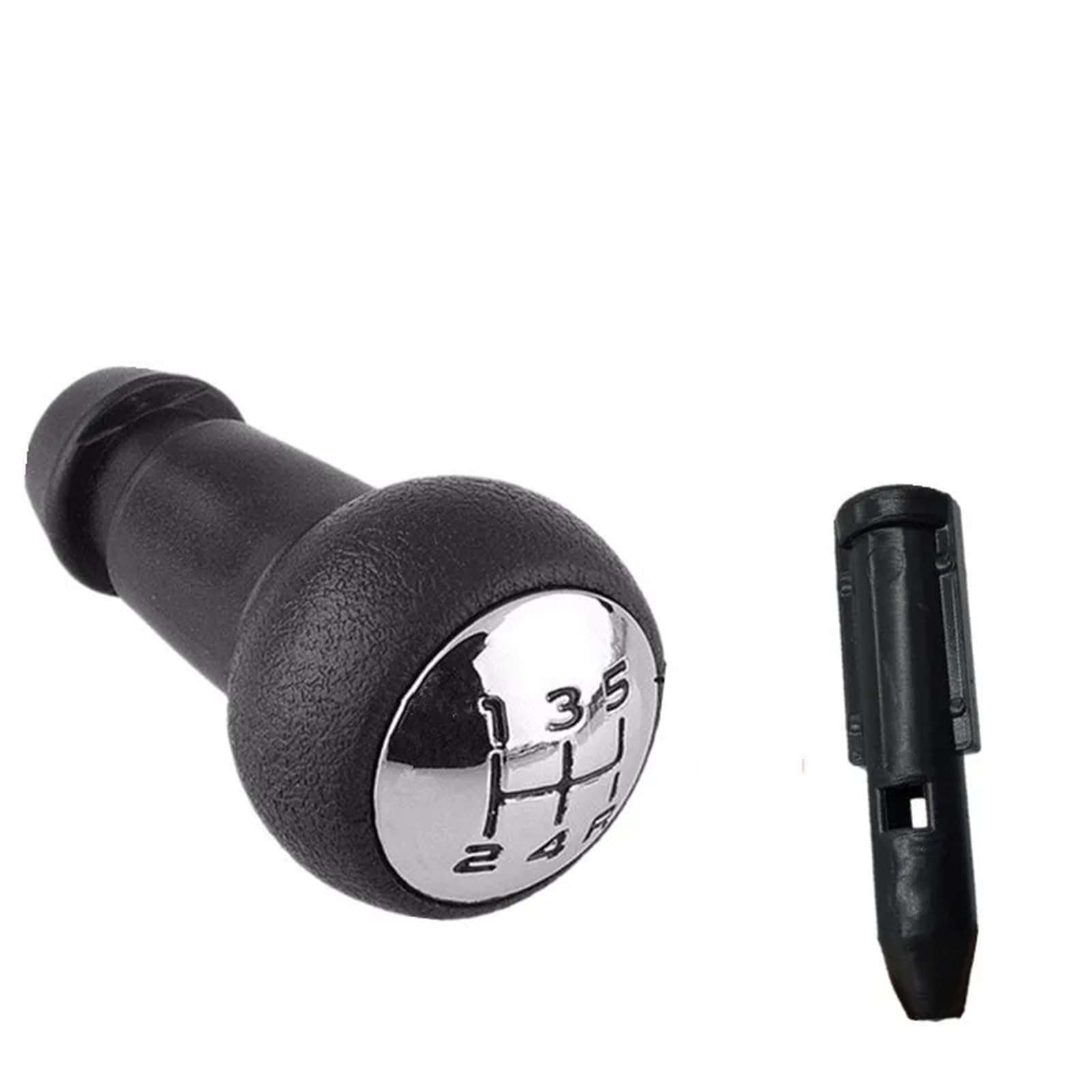 Car Schalthebel Für Citroen C1 C3 C4 Handgeschwindigkeits-Schaltknaufkopf Schalthebel Shift Knob(Schwarz) von Lspbfkq