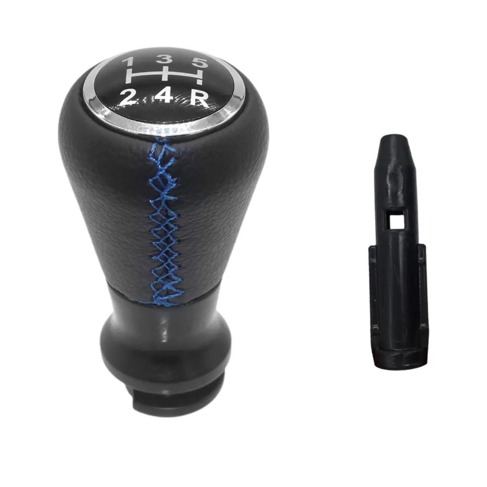 Car Schalthebel Für Citroen Für Berlingo III MK3 2008 2009 2010-On Leder Schaltknauf Schalthebel Kragen Gamasche Boot Abdeckung Fall Schalthebel Shift Knob(Blue B) von Lspbfkq