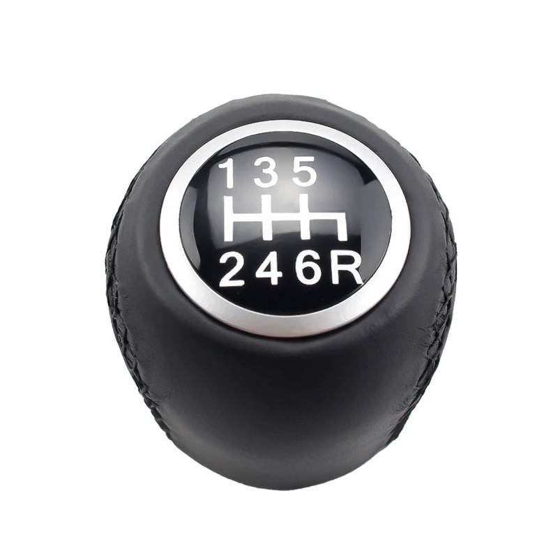 Car Schalthebel Für Citroen Für Jumper Für Relais 5 Gang 6 Gang Auto Schaltknauf Schaltknauf Coveredr Echtes Leder Schalthebel Shift Knob(6 Speed) von Lspbfkq