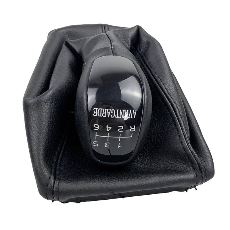 Car Schalthebel Für E-Klasse W211 S211 2002–2009, 6-Gang-Schaltknauf, Hebelmanschette, Kofferraumabdeckung, Kragen Schalthebel Shift Knob(AVANGARDE) von Lspbfkq