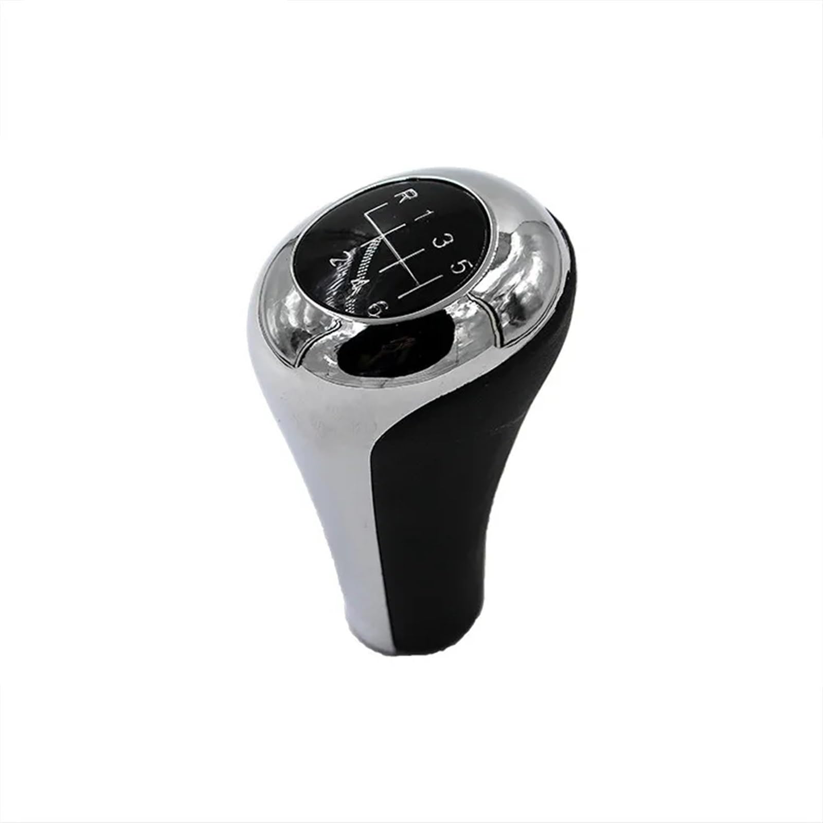 Car Schalthebel Für E60 E90 E46 E36 Alle Serien 5-Gang 6-Gang Schaltknauf Hebel Chrom-Finish Leder Schaltknauf Schalthebel Shift Knob von Lspbfkq