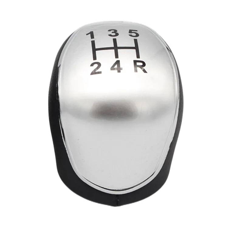 Car Schalthebel Für Ford Für Mondeo 4 Mk4 IV 2007-2014 Auto Schaltknauf Gamasche Boot Abdeckung Auto Styling Zubehör Schalthebel Shift Knob(5 Speed Silver Knob) von Lspbfkq