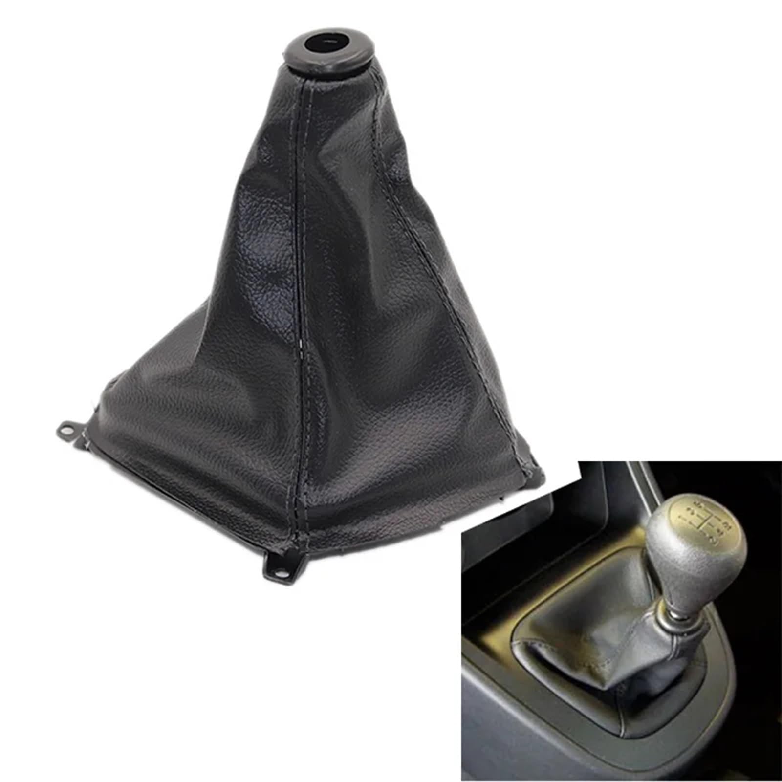 Car Schalthebel Für Hyundai Für i10 2008-2011 Manuelle Auto Leder Auto Shift Schaltknauf Hebel Gaitor Boot Abdeckung Schalthebel Shift Knob von Lspbfkq