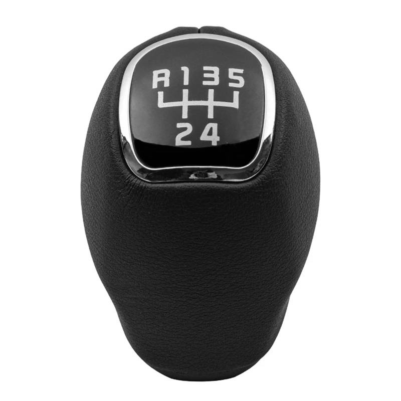 Car Schalthebel Für Kia Für Rio 5 2012 2013 2014 2015 6 Geschwindigkeit Schwarz Leder Auto Styling Schaltknauf Hebel Shifter Stift Stick Schalthebel Shift Knob(5 Speed) von Lspbfkq