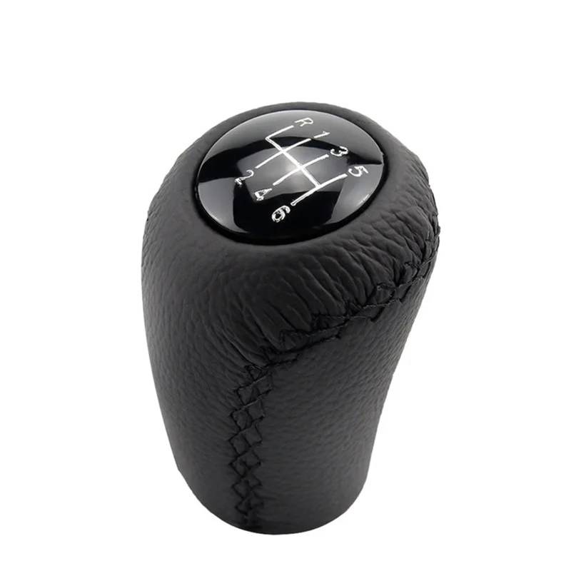 Car Schalthebel Für Mazda 3 BK BL 5 CR CW 6 II GH CX-7 ER MX-5 NC III 2005 2006 2007 2008 2009 2010 2011 Leder Auto Schaltknauf Stick Shift Schalthebel Shift Knob von Lspbfkq