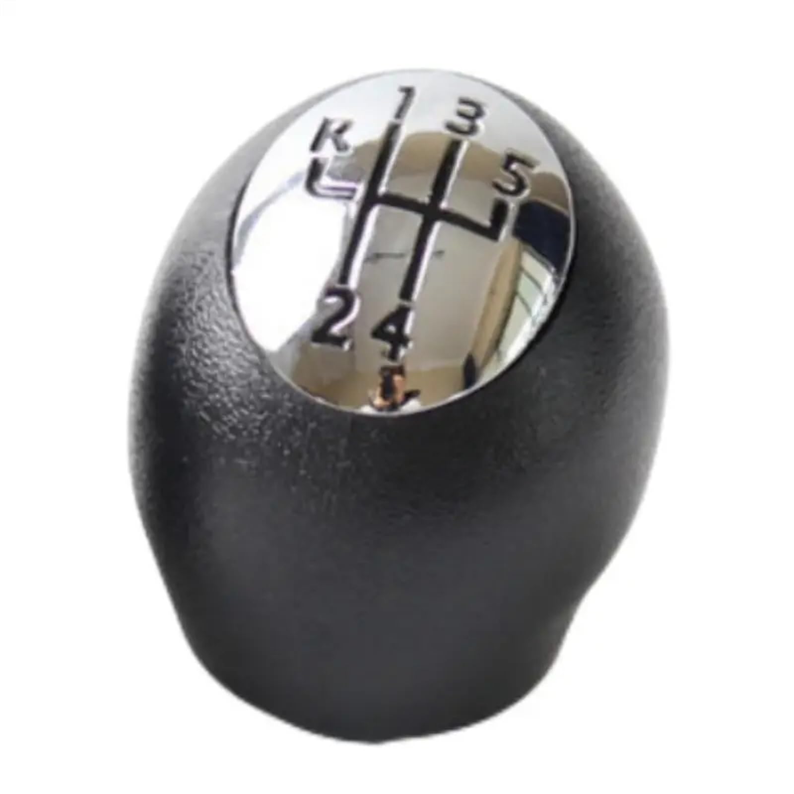 Car Schalthebel Für Megane Für Scenic Für Espace Für Laguna 5/6 Geschwindigkeit Auto Schaltknauf Hebel Stick Stift Schalthebel Shift Knob(ABS Chrome 5 Speed) von Lspbfkq