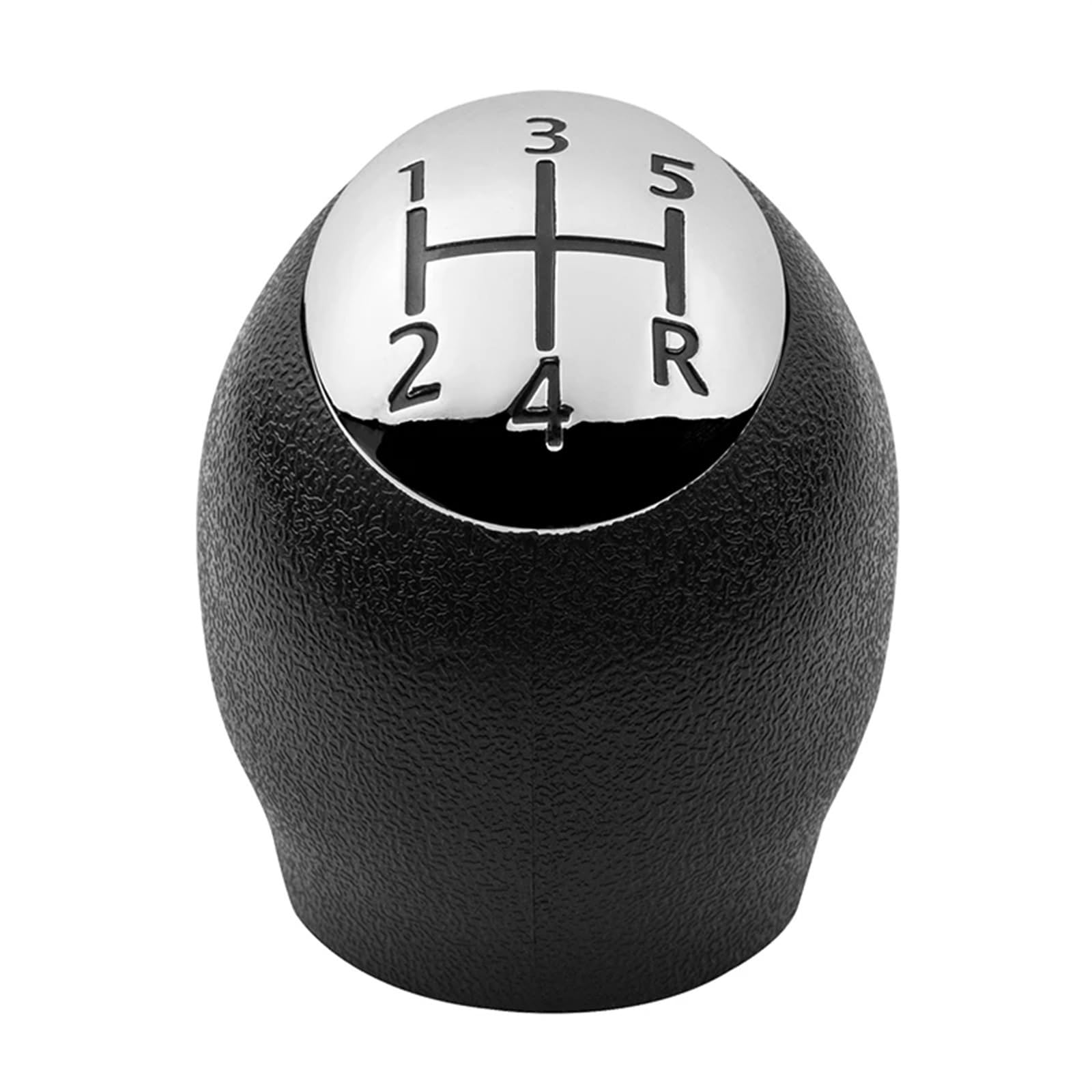 Car Schalthebel Für Megane Für Scenic Für Laguna Chrome Schaltknauf Hebel Shifter Stick 5/6 Geschwindigkeit Schalthebel Shift Knob(5 Speed) von Lspbfkq