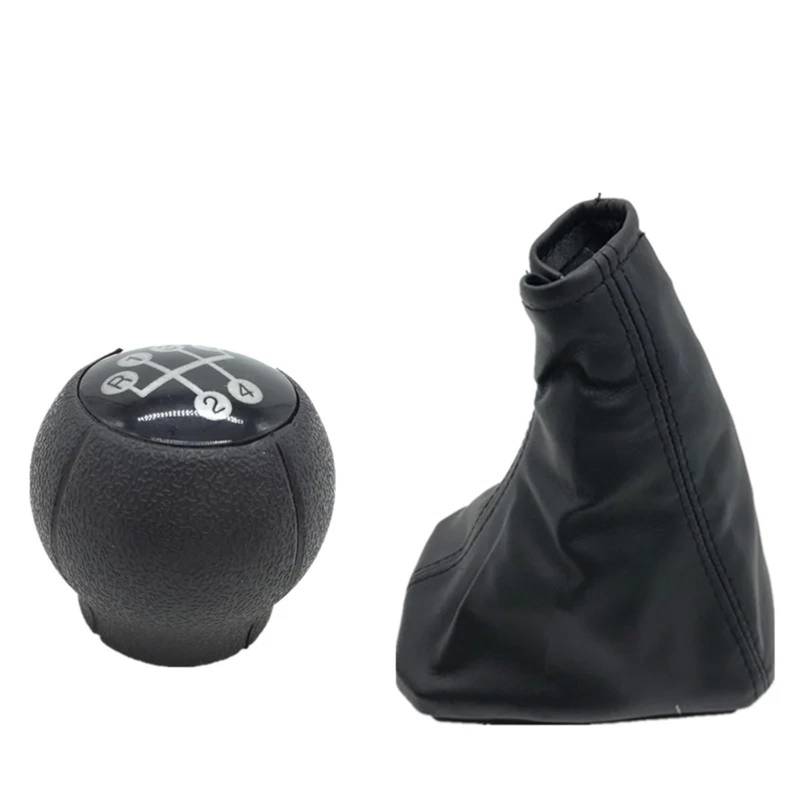 Car Schalthebel Für OPEL Für Corsa C (01-06) Für TIGRA B (04-12) Für Combo C (01-11) Schaltknauf Hebel Boot Auto Griffe Staubdichte Abdeckung Schalthebel Shift Knob(2Pcs Gear Knob Cover) von Lspbfkq