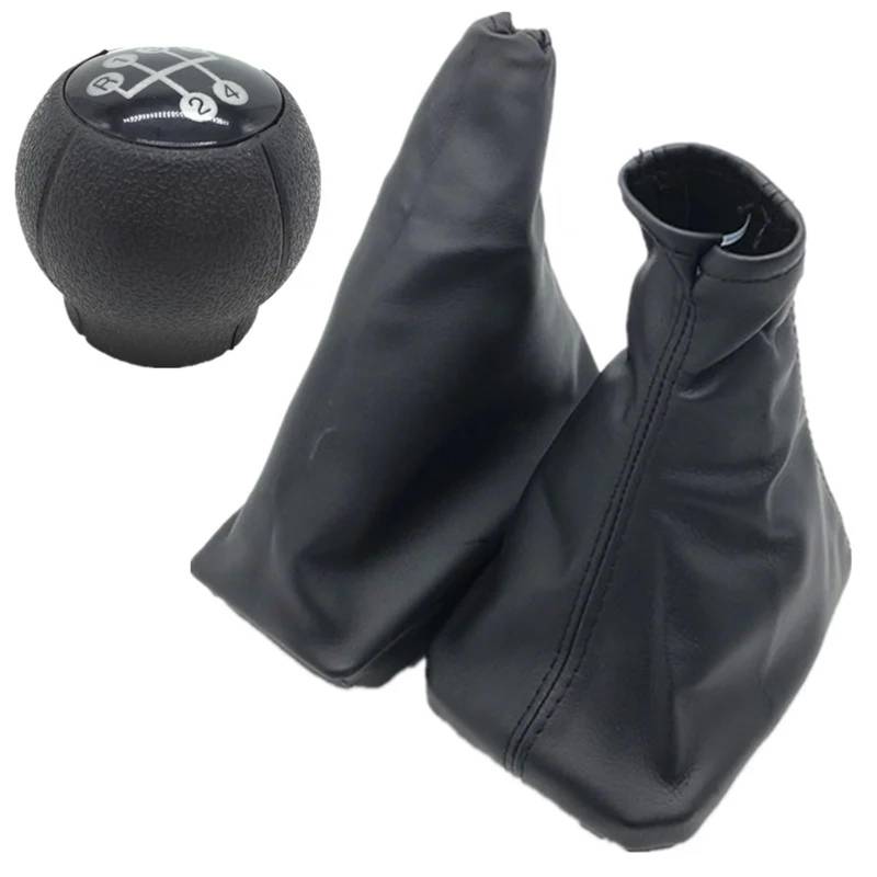 Car Schalthebel Für OPEL Für Corsa C Für TIGRA B Für Combo C Auto Schaltknauf Hebel Gamasche Boot Auto Parkplatz Handbremse Griffe Fall Schalthebel Shift Knob(Combo 3Pcs) von Lspbfkq