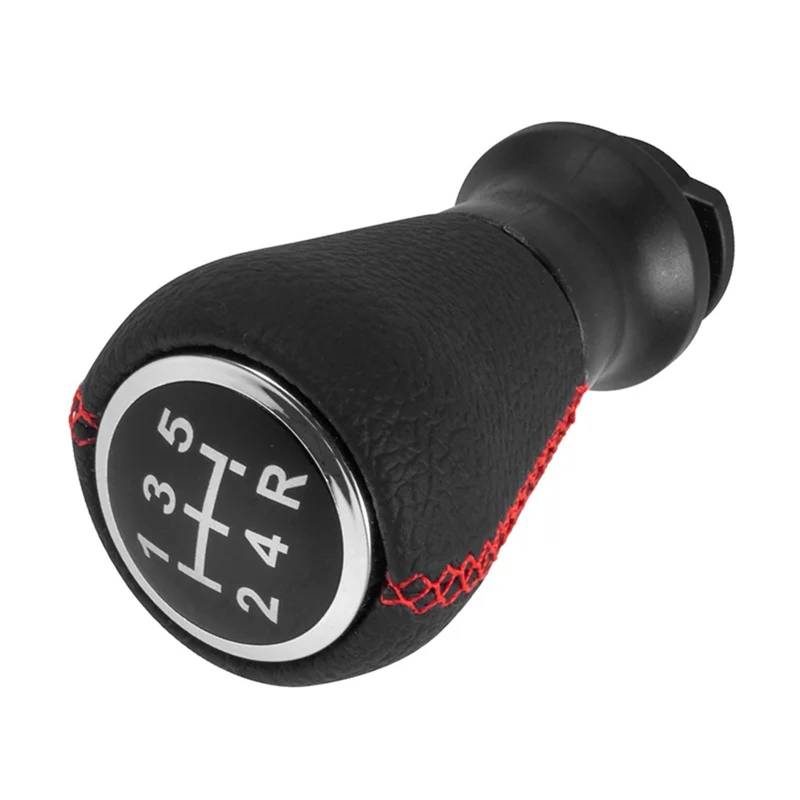 Car Schalthebel Für Peugeot 206 406 Leder Schaltknauf Gamasche Boot Abdeckung Kragen Fall Hand Geschwindigkeit Hebel Schaltknauf Auto Zubehör Schalthebel Shift Knob(Red A) von Lspbfkq