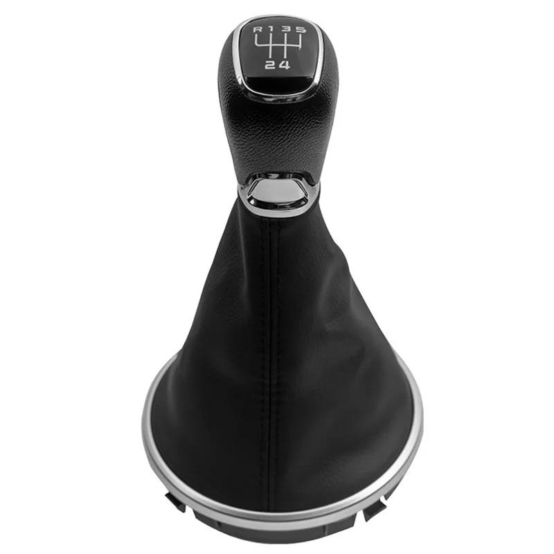 Car Schalthebel Für Skoda Für Fabia 2 II MK2 Für Combi Für Scout 2007-2014 Auto Styling Zubehör Shift Schaltknauf Hebel Gaitor Boot Abdeckung Schalthebel Shift Knob(5 Speed) von Lspbfkq