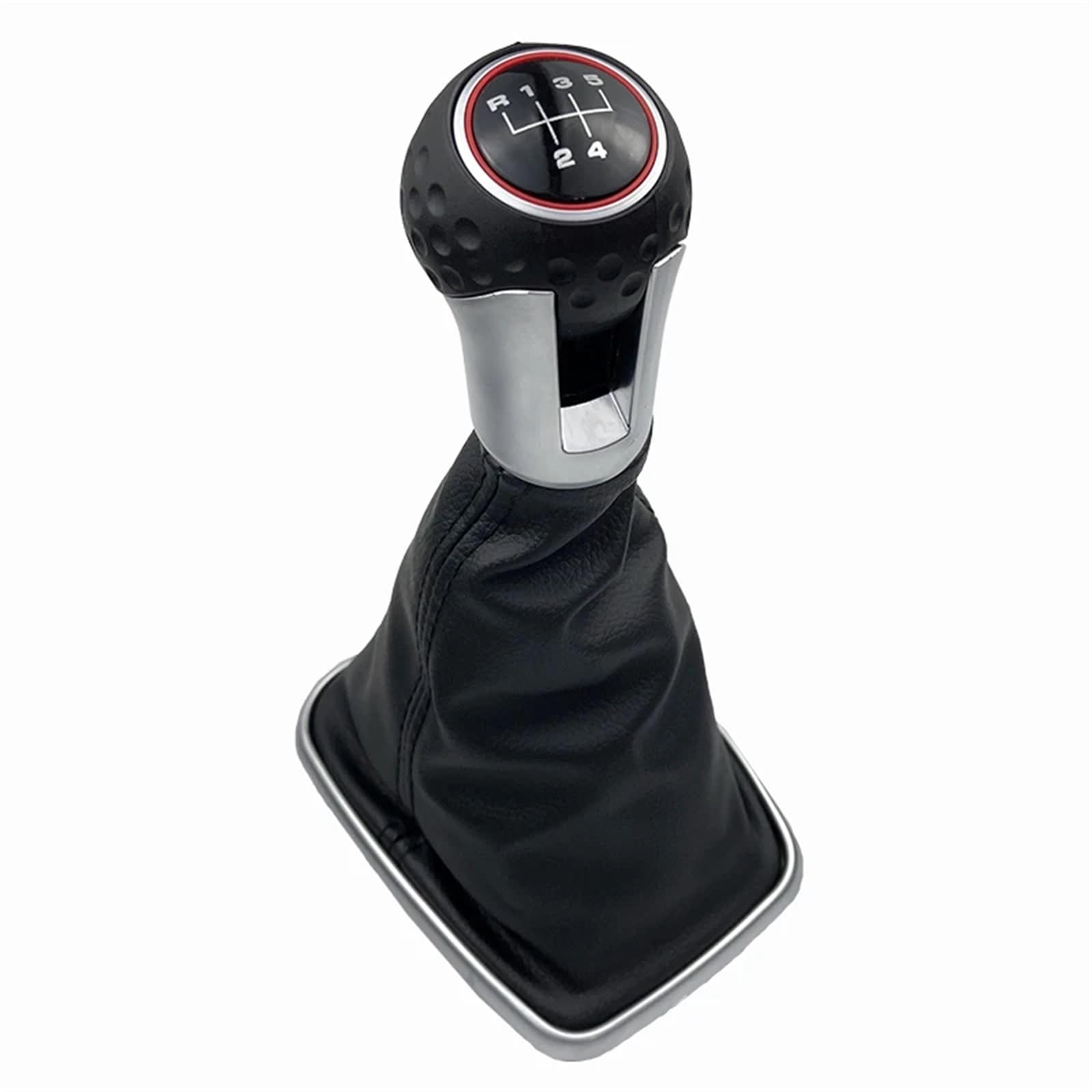 Car Schalthebel Für VW Für Golf 4 IV MK4 Für GTI R32 Für Bora Für Jetta 1999-2004 Auto Schaltknauf gamasche Boot Abdeckung Fall Kragen Schalthebel Shift Knob(5 Speed E) von Lspbfkq