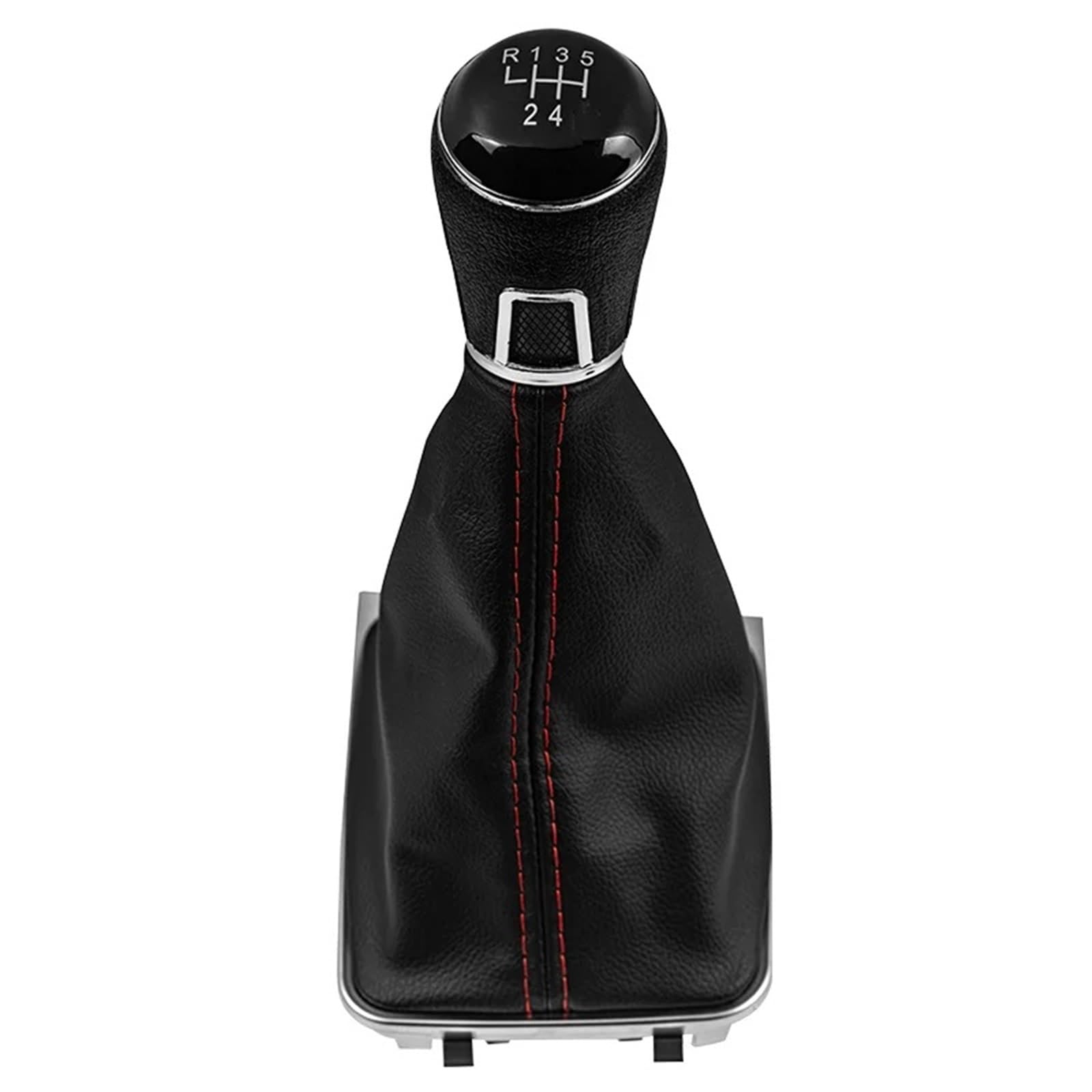 Car Schalthebel Für VW Für Golf 7 A7 MK7 Für GTI Für GTD 2013-2018 Schalthebel Hebel Schaltknauf Mit Leder Boot Abdeckung Fall Schalthebel Shift Knob(5 Speed Case A) von Lspbfkq