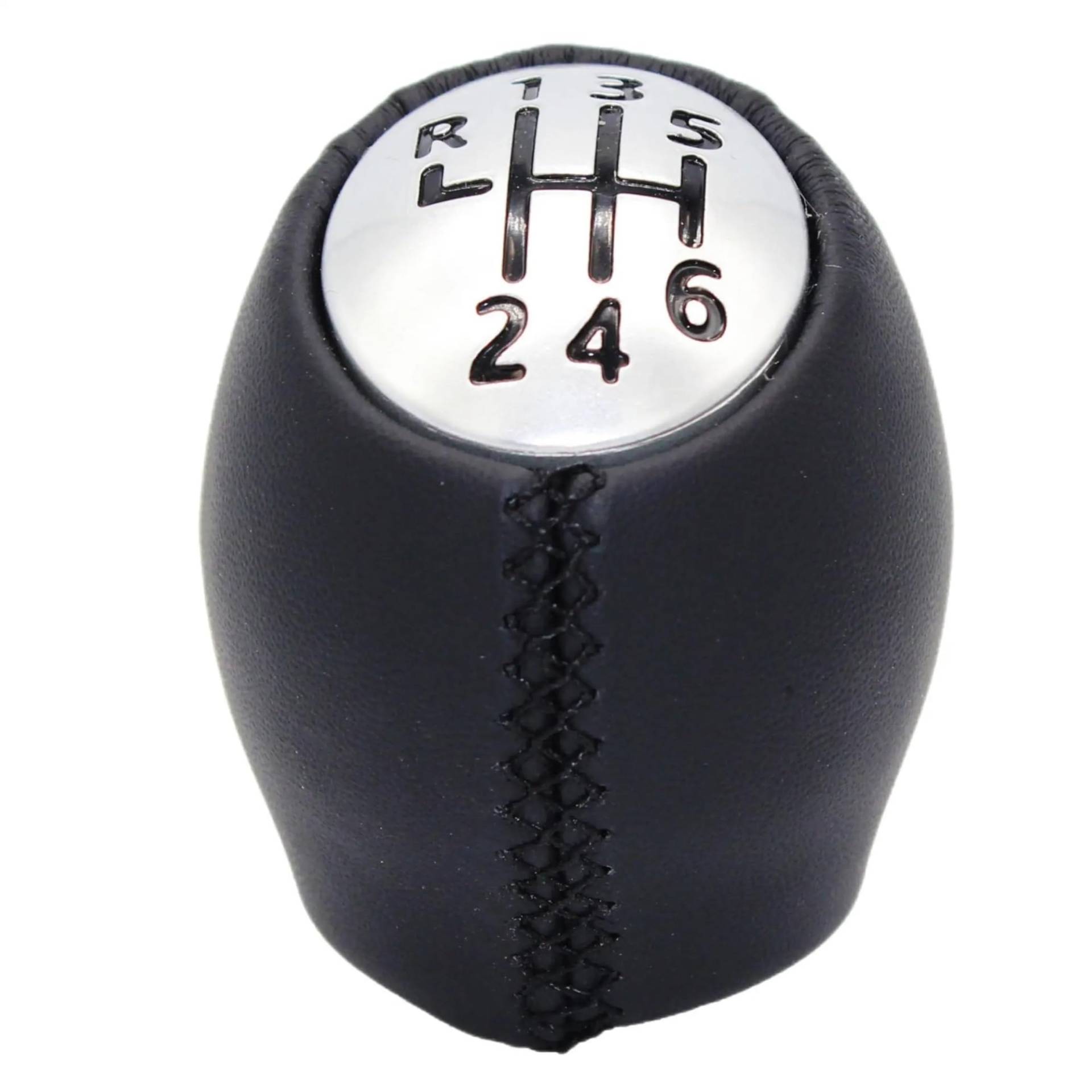 Car Schalthebel Für Vauxhall Für Opel Für Movano 5/6 Geschwindigkeit Auto Schaltknauf Hebel Stick Stift Schalthebel Shift Knob(LeatherBlack 6 Speed) von Lspbfkq