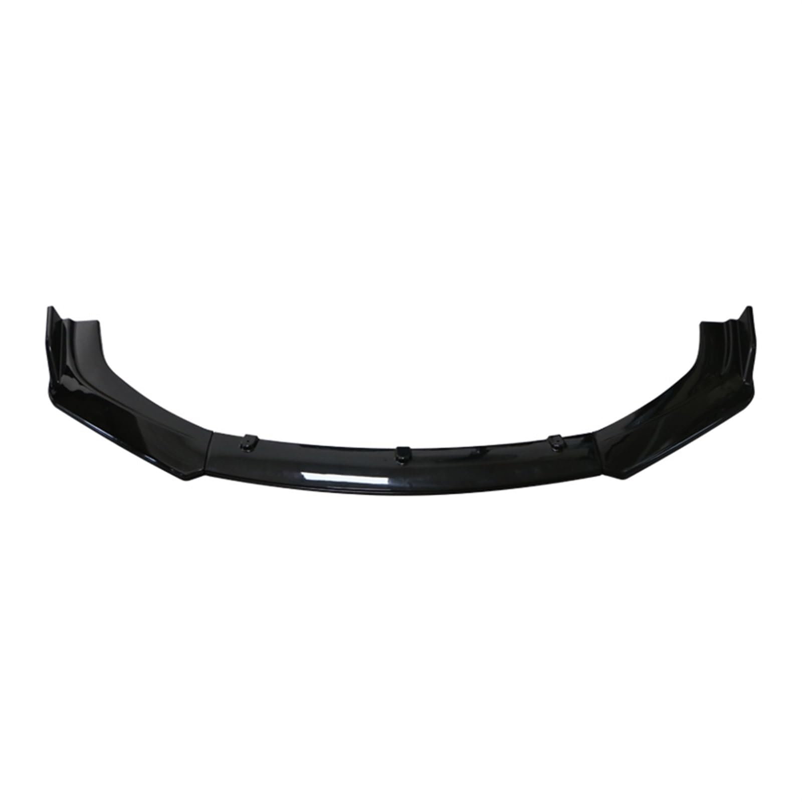 Frontspoiler 3 STÜCKE Auto Frontstoßstange Lip Body Kit Spoiler Splitter Diffusor Kinn Carbon Faser Schwarz Splitter ABS Kunststoff Auto Zubehör Front Bumper Spoiler Lippe(Schwarz) von Lspbfkq