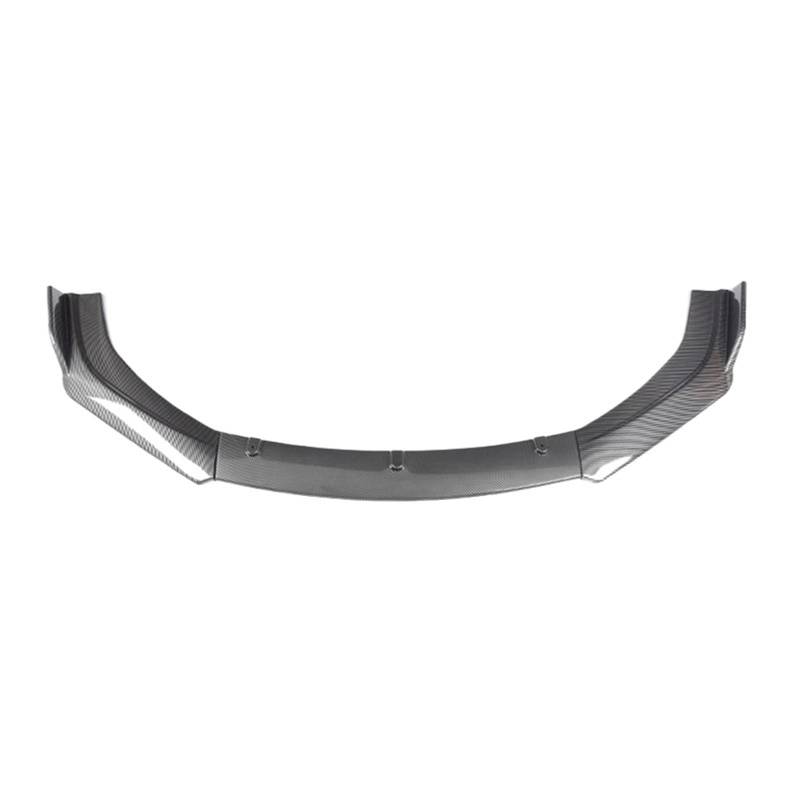 Frontspoiler Auto Universal Front Bumper Spoiler Schutz Platte Lip Kit Carbon Oberfläche Trim Streifen Kinn Klinge Front Bumper Spoiler Lippe(Bright Carbon) von Lspbfkq