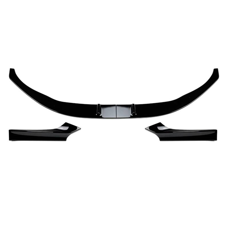 Frontspoiler Für 2 Serie F22 F23 Sport 2014 Zu 2021 Auto Front Bumper Spoiler Lip + Seite Splitter Abdeckung Front Bumper Spoiler Lippe(Glossy Black) von Lspbfkq