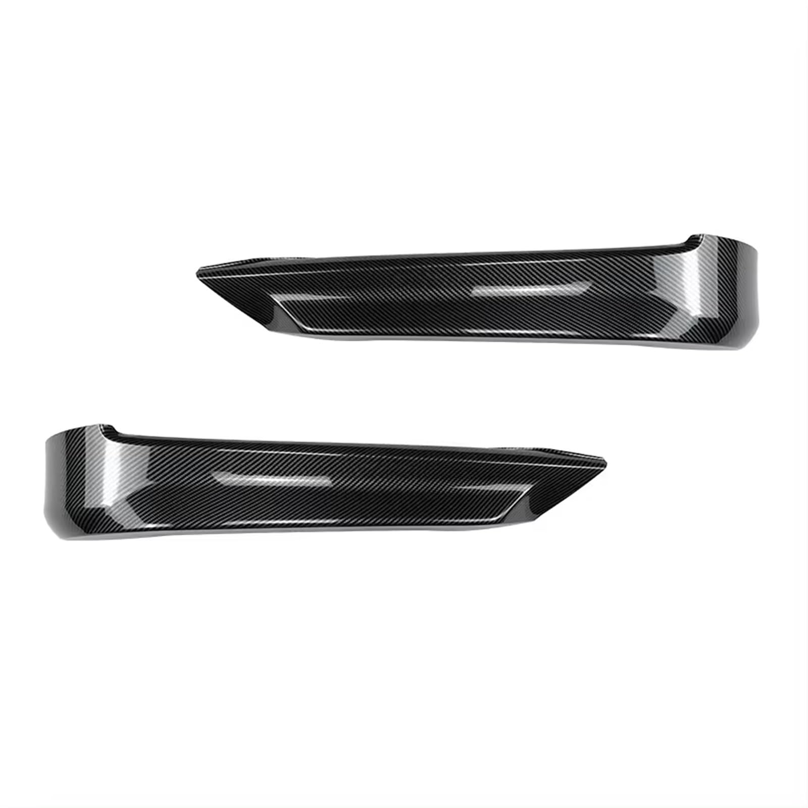 Frontspoiler Für 3er E90 E91 Frühen 320i 325i 2005-2008 Frontspoilerlippe Splitter Diffusor Body Kit Spoiler Stoßstange Schutzfolie Front Bumper Spoiler Lippe(Carbon Look Splitter) von Lspbfkq