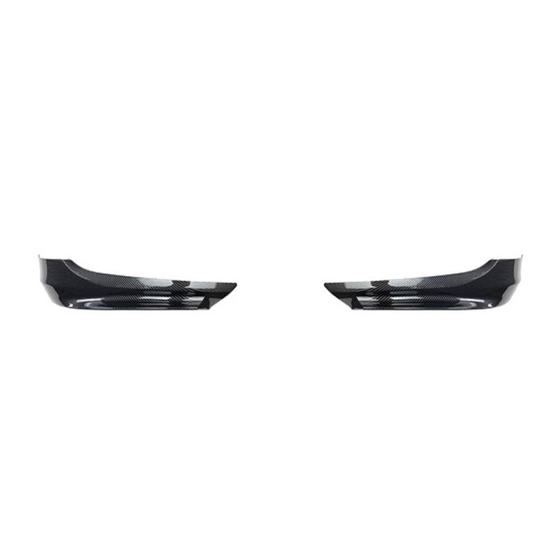 Frontspoiler Für 3er E90 E91 LCI 320i 2009-2012 Spoiler Stoßstange Schutzfolie Auto Frontspoilerlippe Splitter Diffusor Body Kits Front Bumper Spoiler Lippe(Carbon Look Splitter) von Lspbfkq