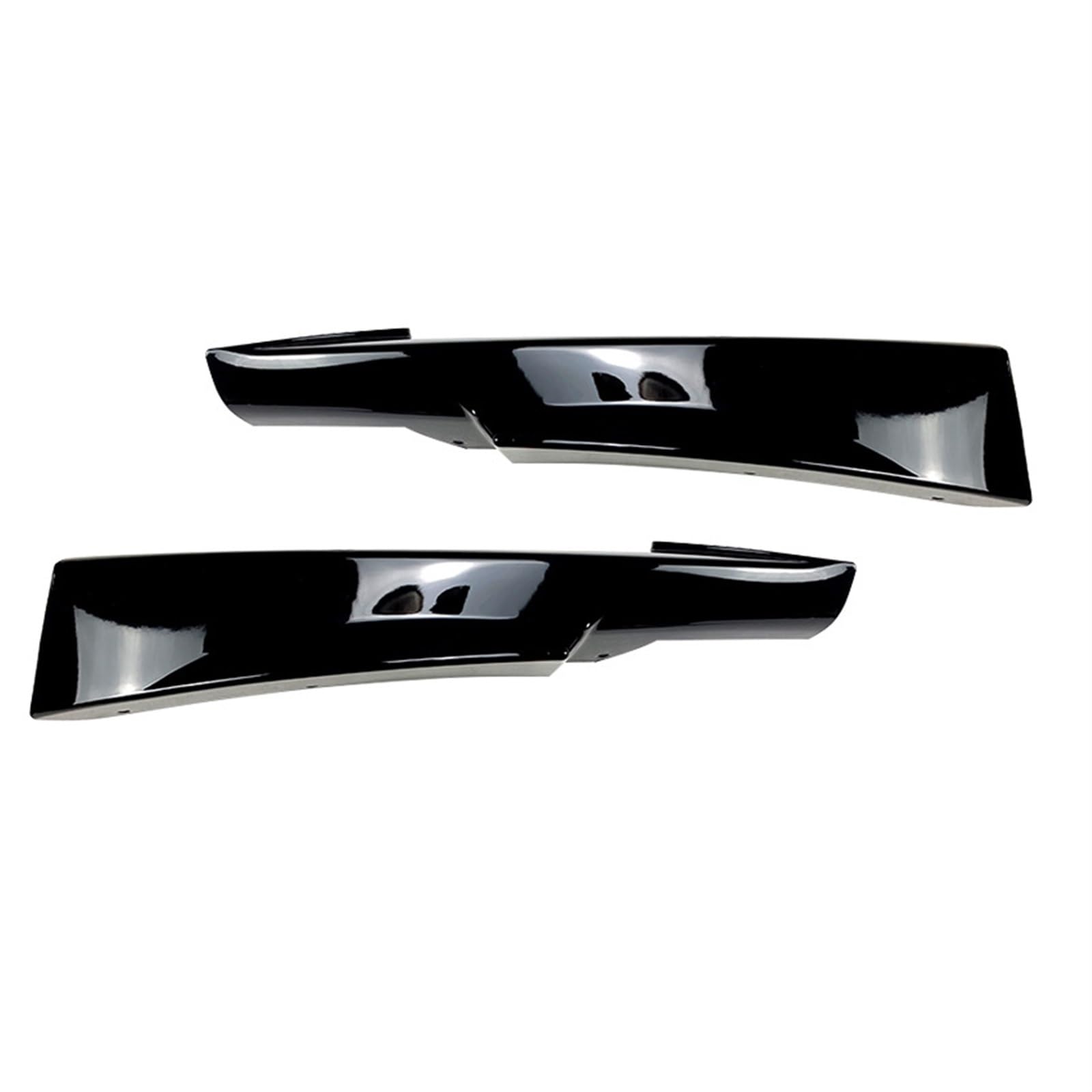 Frontspoiler Für 3er E90 LCI Sport 09-12 Frontstoßstange Lippenwinkel Diffusor Splitter Spoiler Body Kit Ecke Außenzubehör Front Bumper Spoiler Lippe(Gloss Black) von Lspbfkq