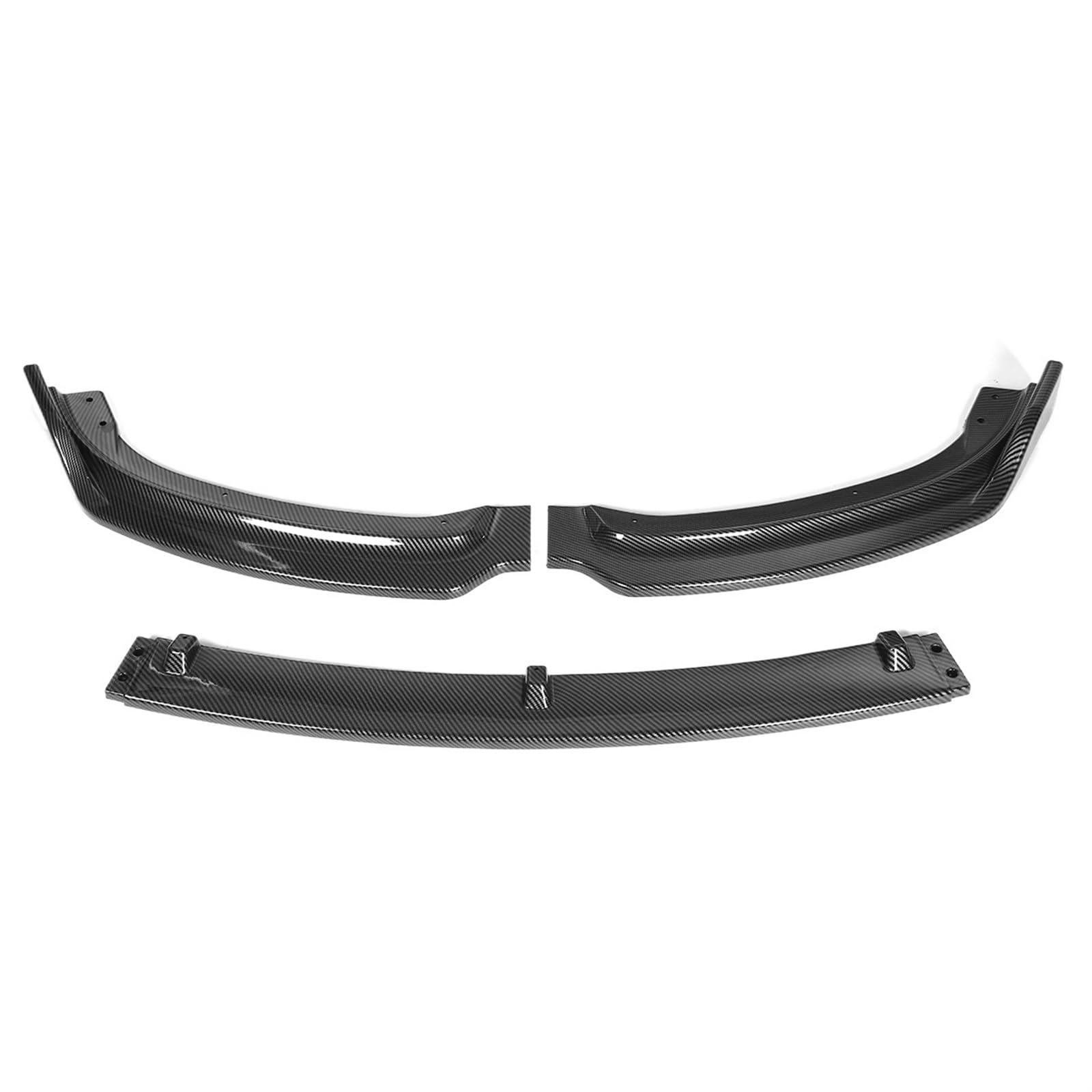 Frontspoiler Für 3er F30 F35 2013-2019 Spoiler Splitter ABS Stoßstange Canard Lippenschutz Abdeckung Auto Frontstoßstange Splitter Lip Front Bumper Spoiler Lippe(Carbon Fiber 16-19) von Lspbfkq