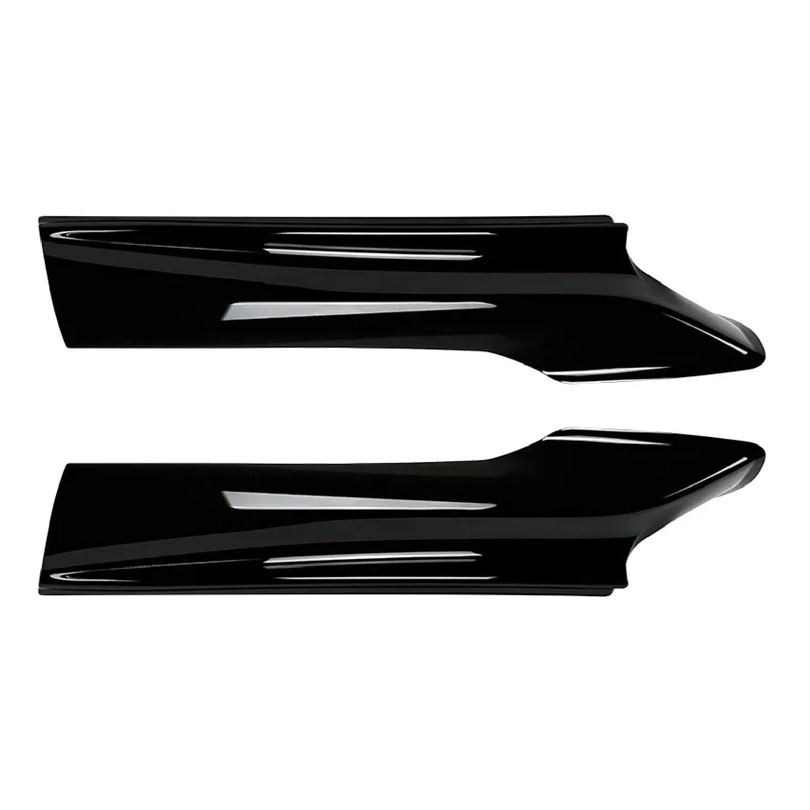 Frontspoiler Für 5 Series F10 F11 Sport 535i 528i M550d 2010-2016 Auto Front Stoßstange Lip Splitter Diffusor Körper Kit Spoiler Trim Front Bumper Spoiler Lippe(Gloss Black) von Lspbfkq