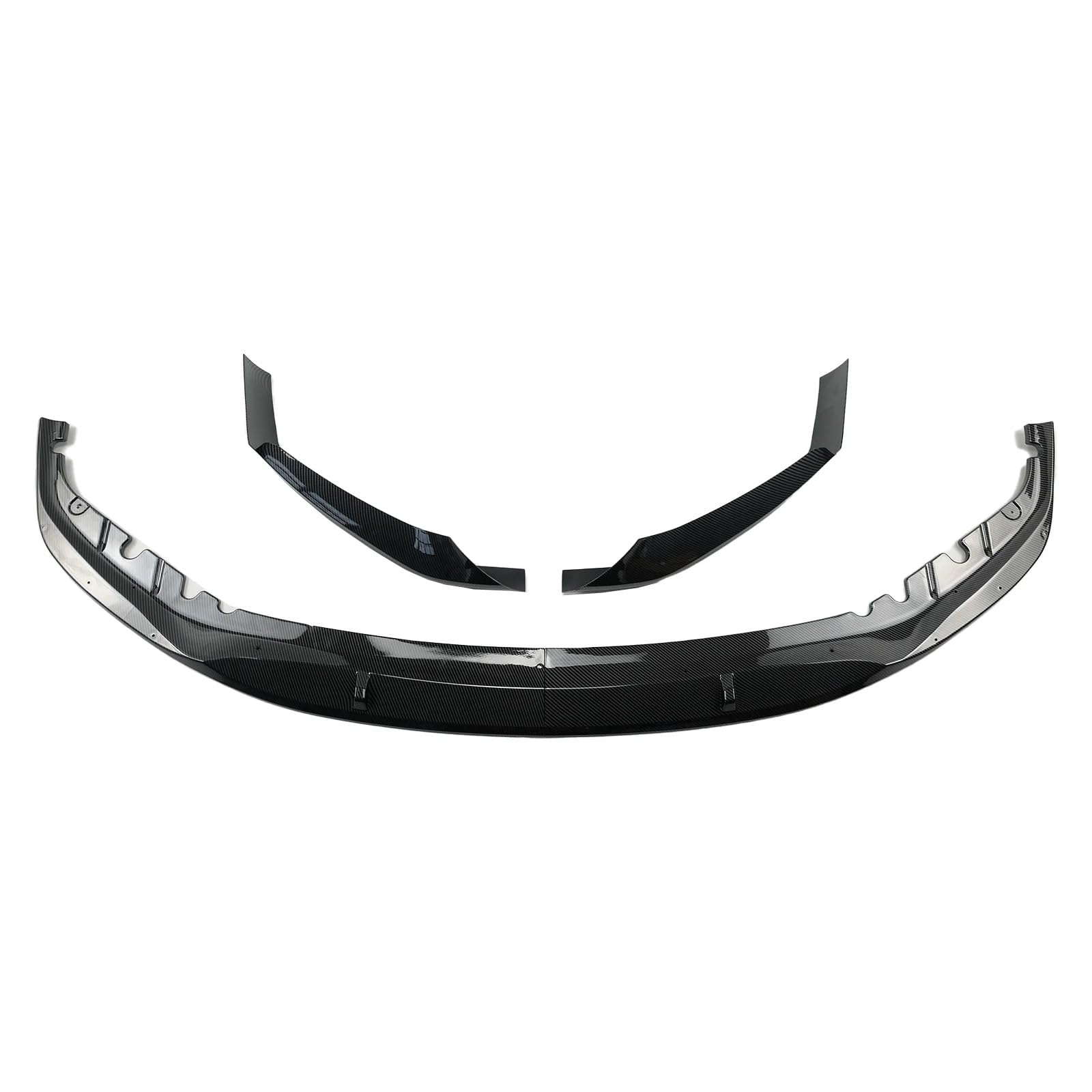 Frontspoiler Für 5 Series G30 G31 535i 540i 530i M550i Sport Tech 2017-2020 Frontspoilerlippe Splitterspoiler Front Bumper Spoiler Lippe(Carbon Look) von Lspbfkq