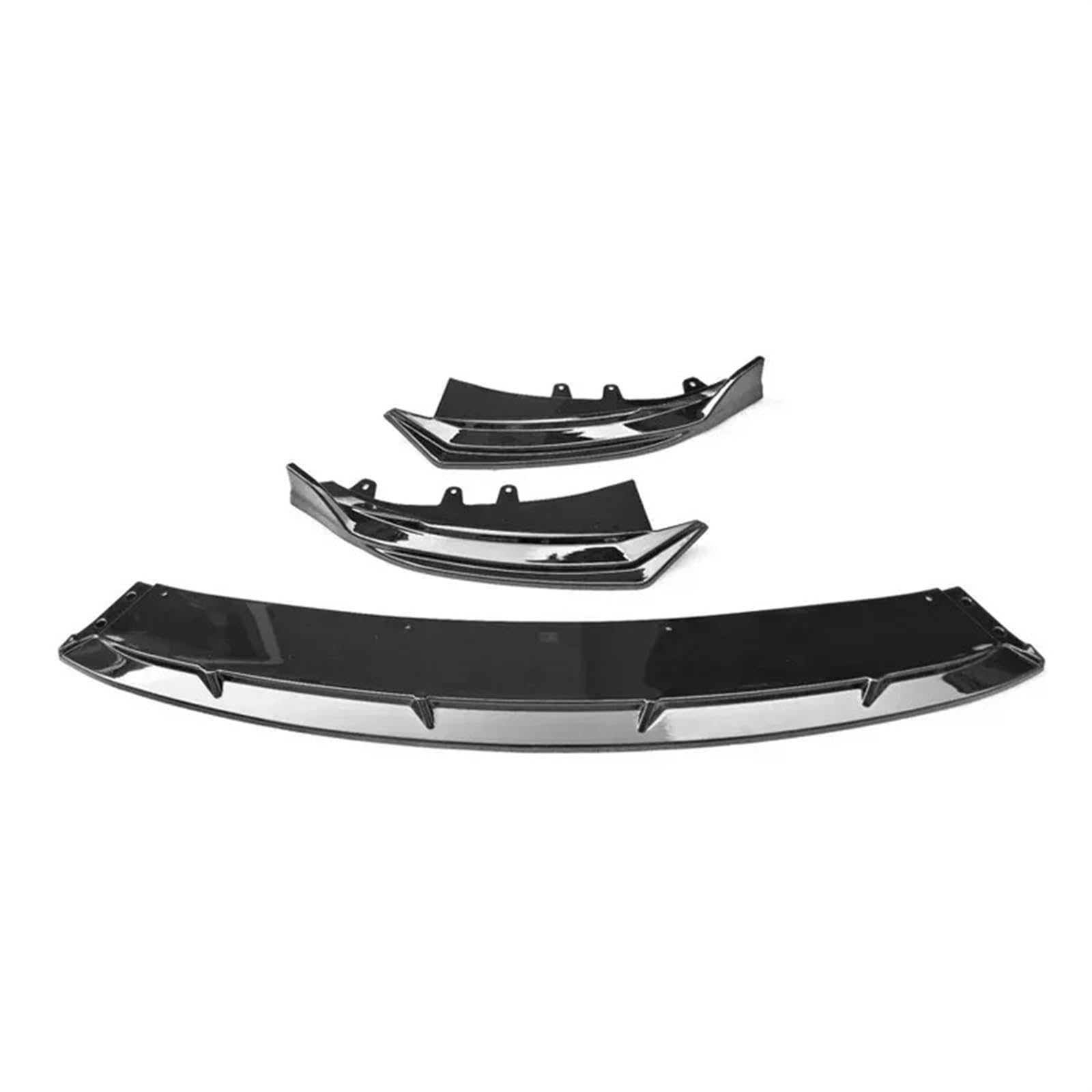 Frontspoiler Für BYD Für Seal EV Air Splitter Auto Body Kit Spoiler 2022 2023 2024 Frontschürze Lippe Schwarze Röcke Zubehör Front Bumper Spoiler Lippe(Glossy Black) von Lspbfkq