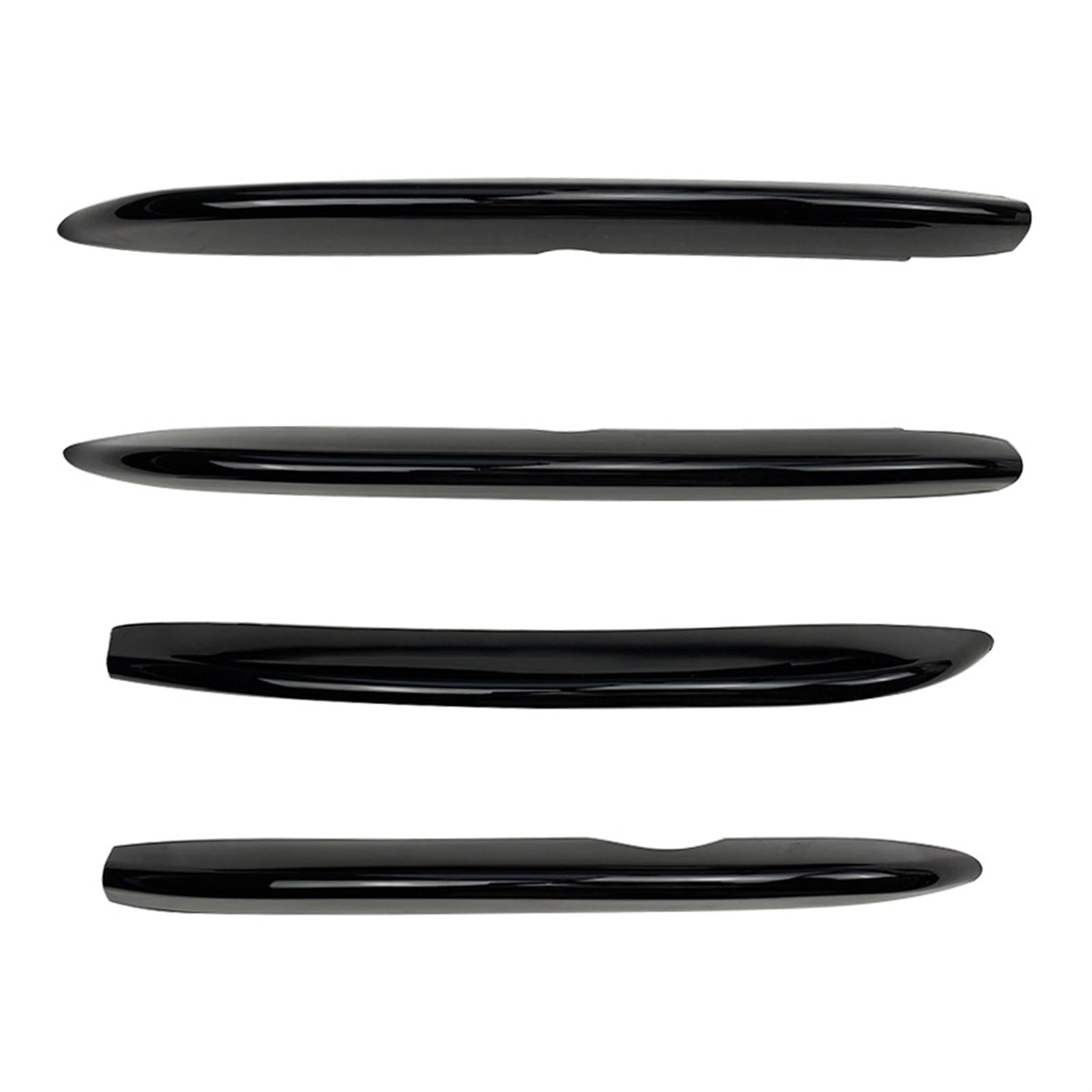 Frontspoiler Für Benz Für CLA W118 C118 Für CLA35 2020 Bis Vorne Stoßstange Air Vent Splitter Canard Spoiler Grille Glänzend Schwarz Carbon Look Front Bumper Spoiler Lippe(Glossy Black) von Lspbfkq