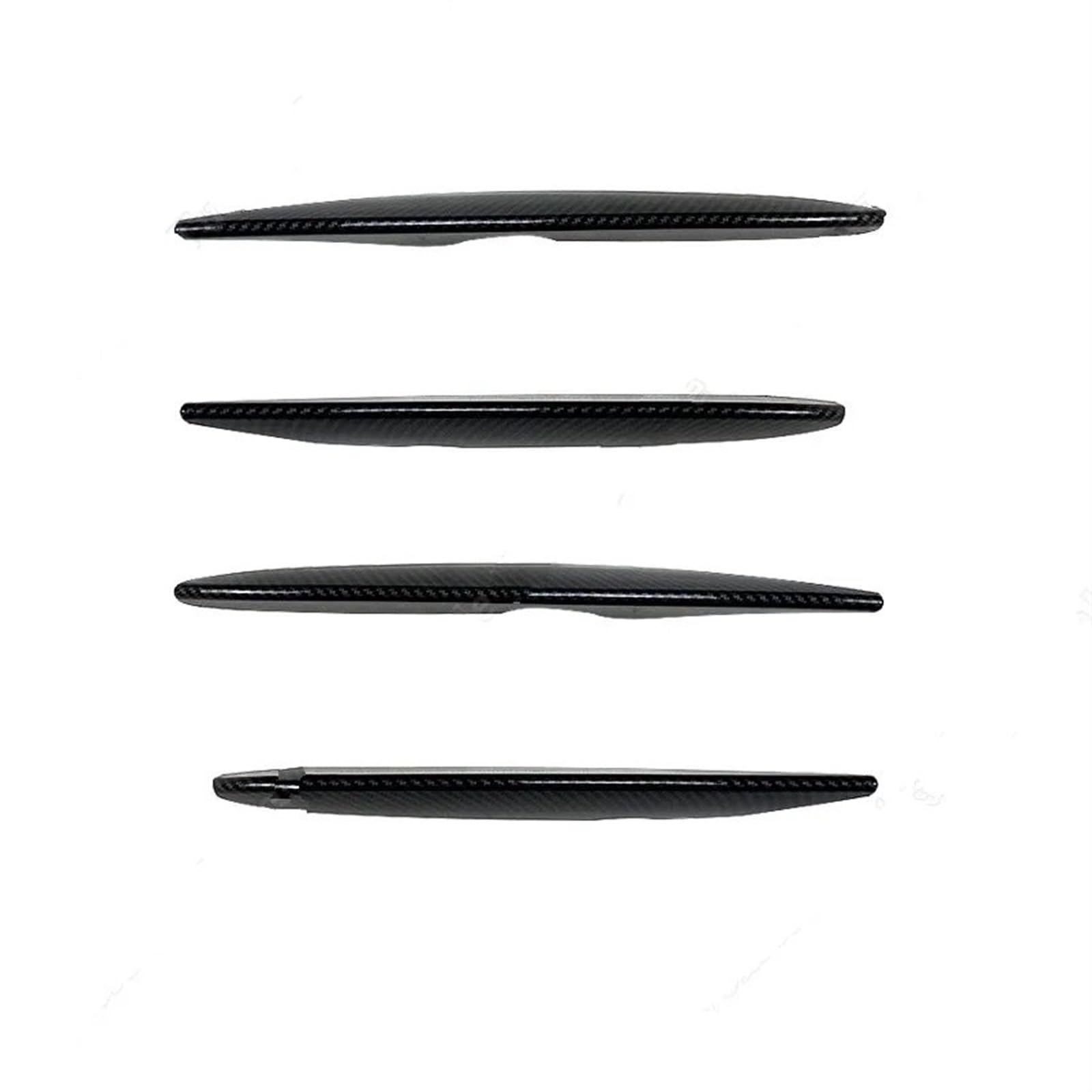 Frontspoiler Für Benz Für GLC Klasse X253 Für GLC260 300 2016-2019 ABS Auto Front Stoßstange Splitter Spoiler Nebelscheinwerfer Trim Windmesser Front Bumper Spoiler Lippe(4Pcs Carbon Look) von Lspbfkq