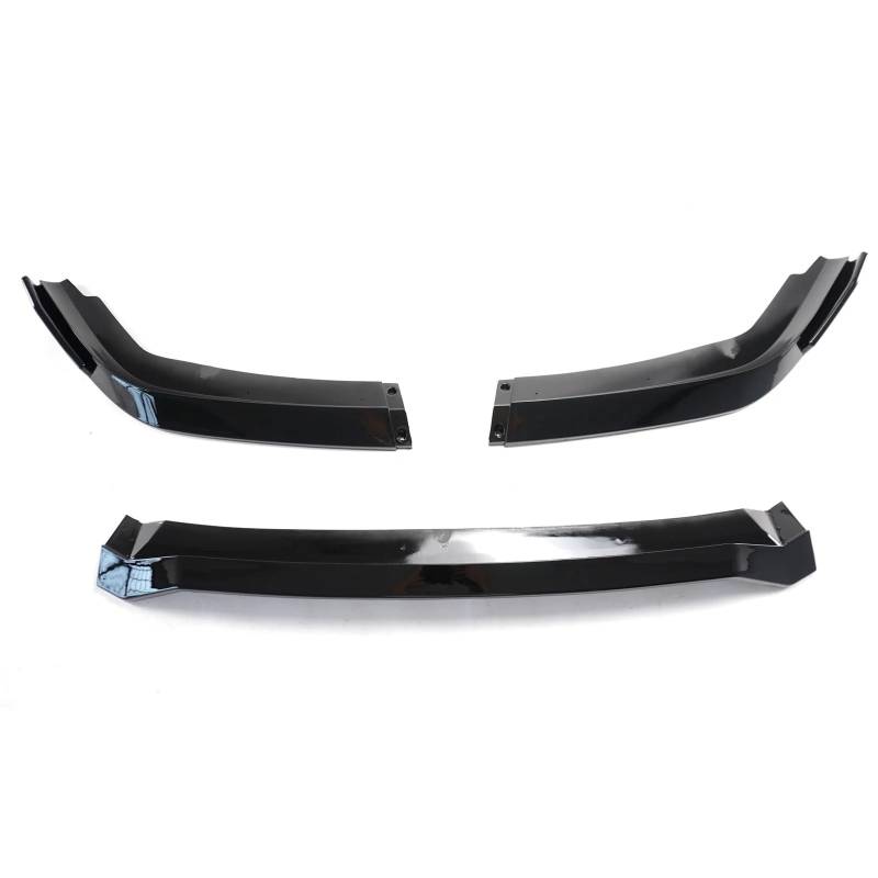 Frontspoiler Für Civic 2019-2021 10. Limousine 4 Tür Modell FC1/FC2/FC5 Frontschürze Lippe Auto Zubehör Körper Kit Spoiler Splitter Front Bumper Spoiler Lippe(Glossy Black) von Lspbfkq