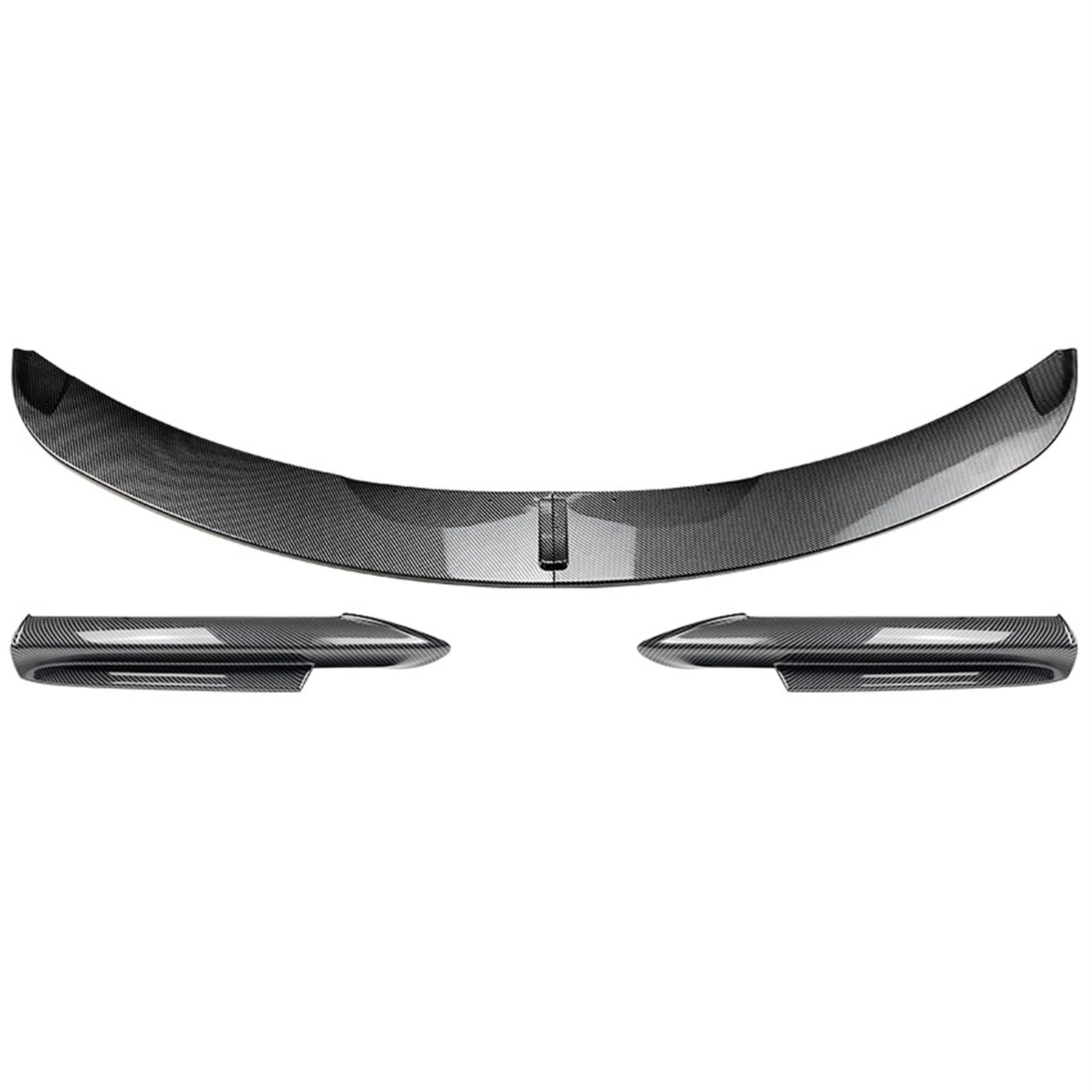 Frontspoiler Für E90 E91 335i 335d 330d 330i 325i Tech 2005-2008 Glänzend Schwarz Auto Front Stoßstange Splitter Lip Front Bumper Spoiler Lippe(Carbon Look) von Lspbfkq