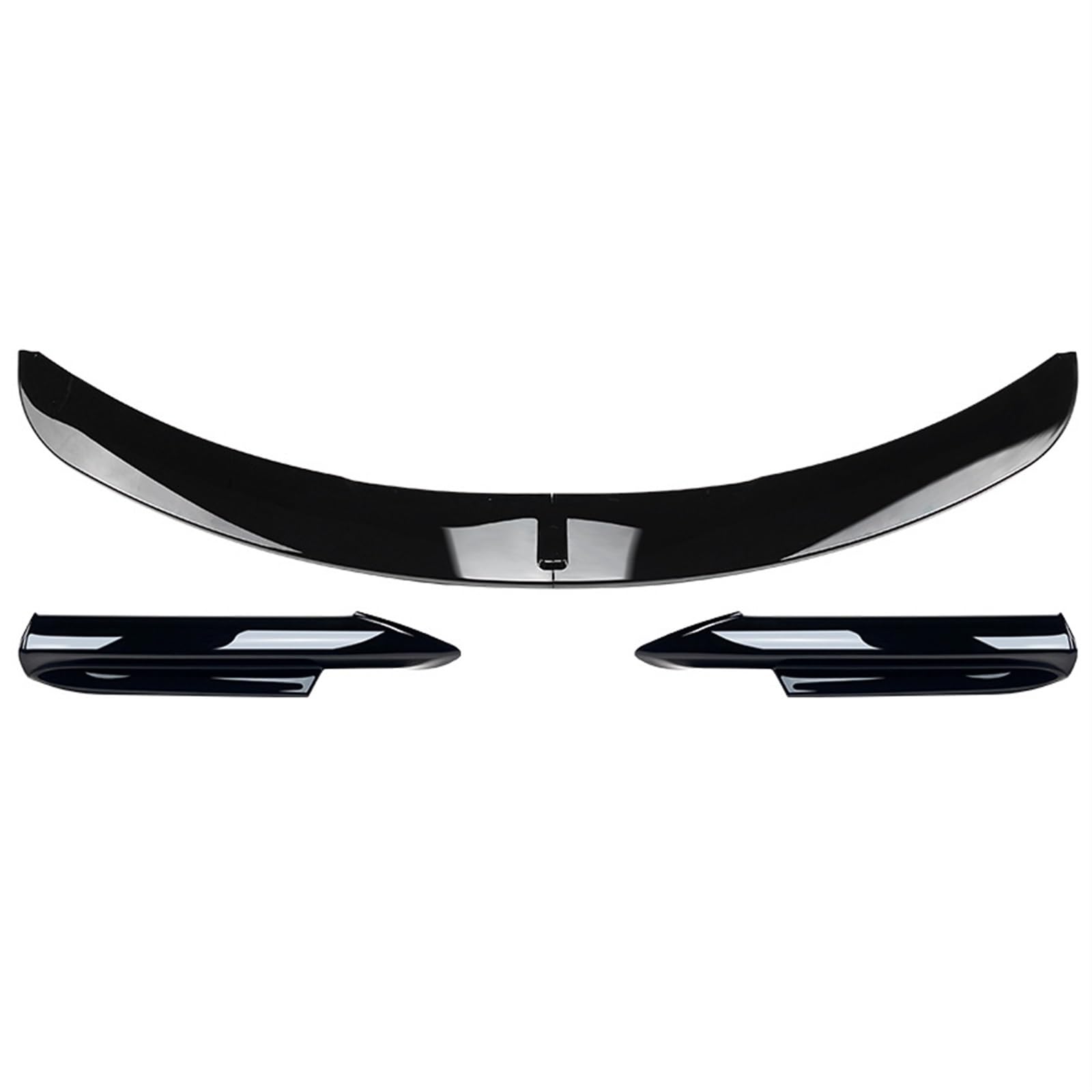 Frontspoiler Für E90 E91 335i 335d 330d 330i 325i Tech 2005-2008 Glänzend Schwarz Auto Front Stoßstange Splitter Lip Front Bumper Spoiler Lippe(Gloss Black) von Lspbfkq