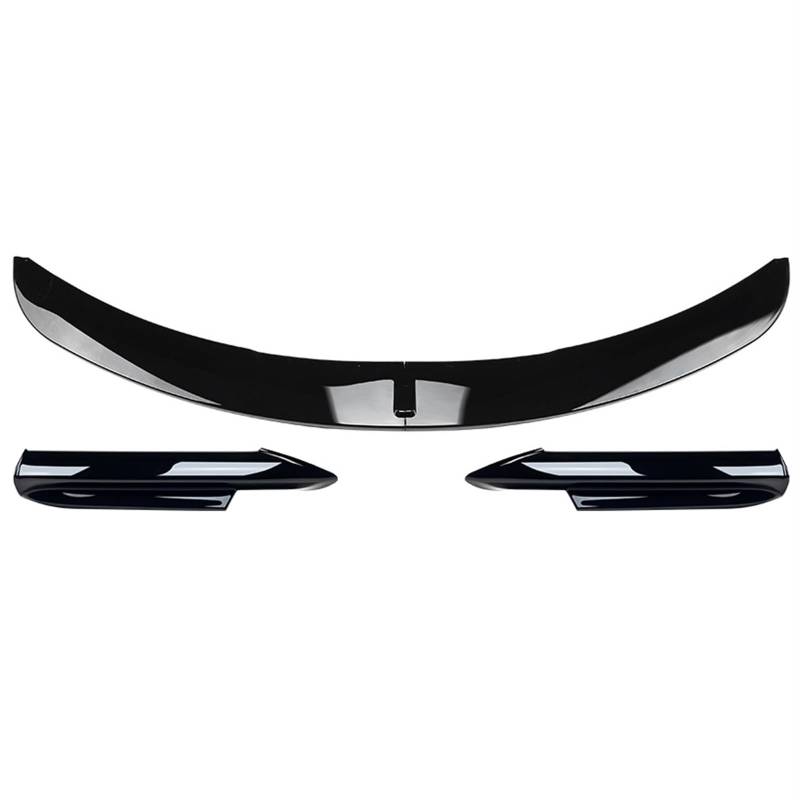 Frontspoiler Für E90 E91 335i 335d 330d 330i 325i Tech 2005-2008 Glänzend Schwarz Auto Front Stoßstange Splitter Lip Front Bumper Spoiler Lippe(Gloss Black) von Lspbfkq