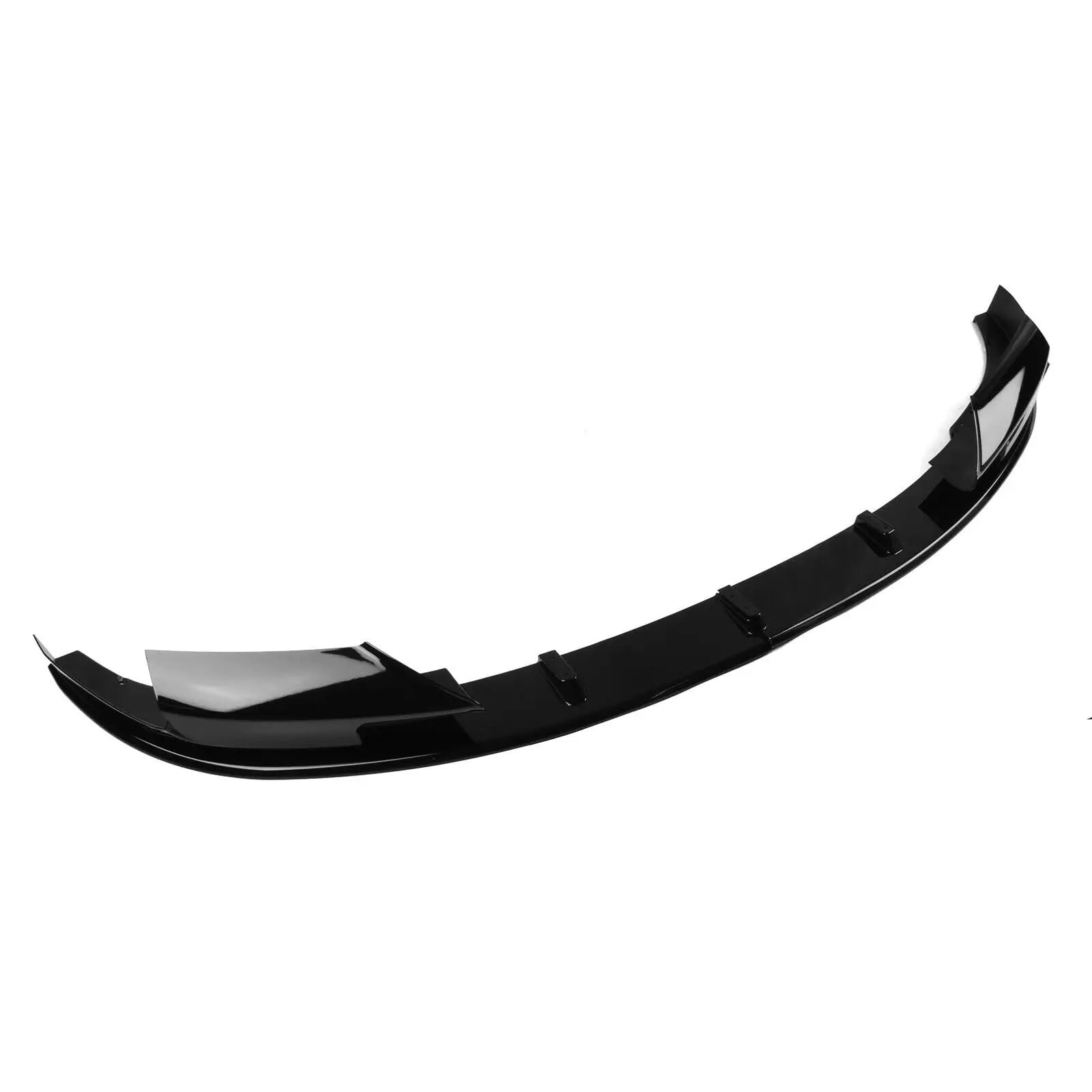 Frontspoiler Für F10 M5 2012-2016 4 Stücke Auto Frontspoilerlippe Splitter Führungsplatte Glänzend Schwarz Carbon Fiber Look Front Bumper Spoiler Lippe(Glossy Black) von Lspbfkq