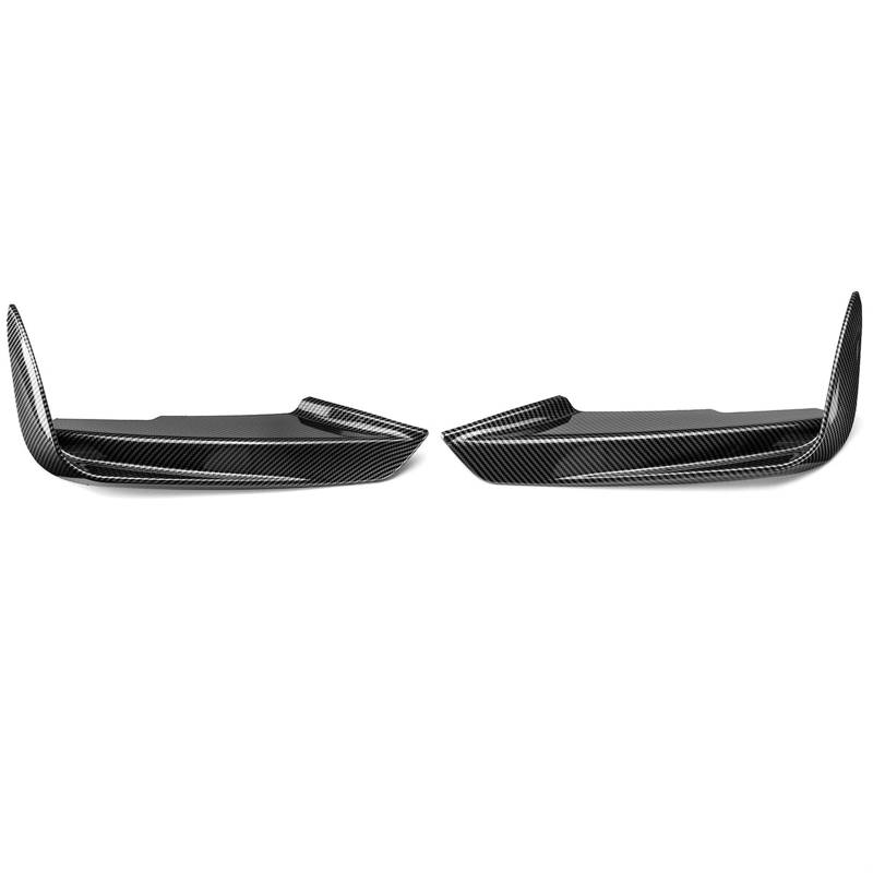 Frontspoiler Für F30 F31 Sport 2012-2019 Nebelscheinwerfer Lampe Augenbraue Rahmenabdeckung Auto Frontschürze Lip Splitter Canards Spoiler Seite Front Bumper Spoiler Lippe(A-Carbon Look) von Lspbfkq