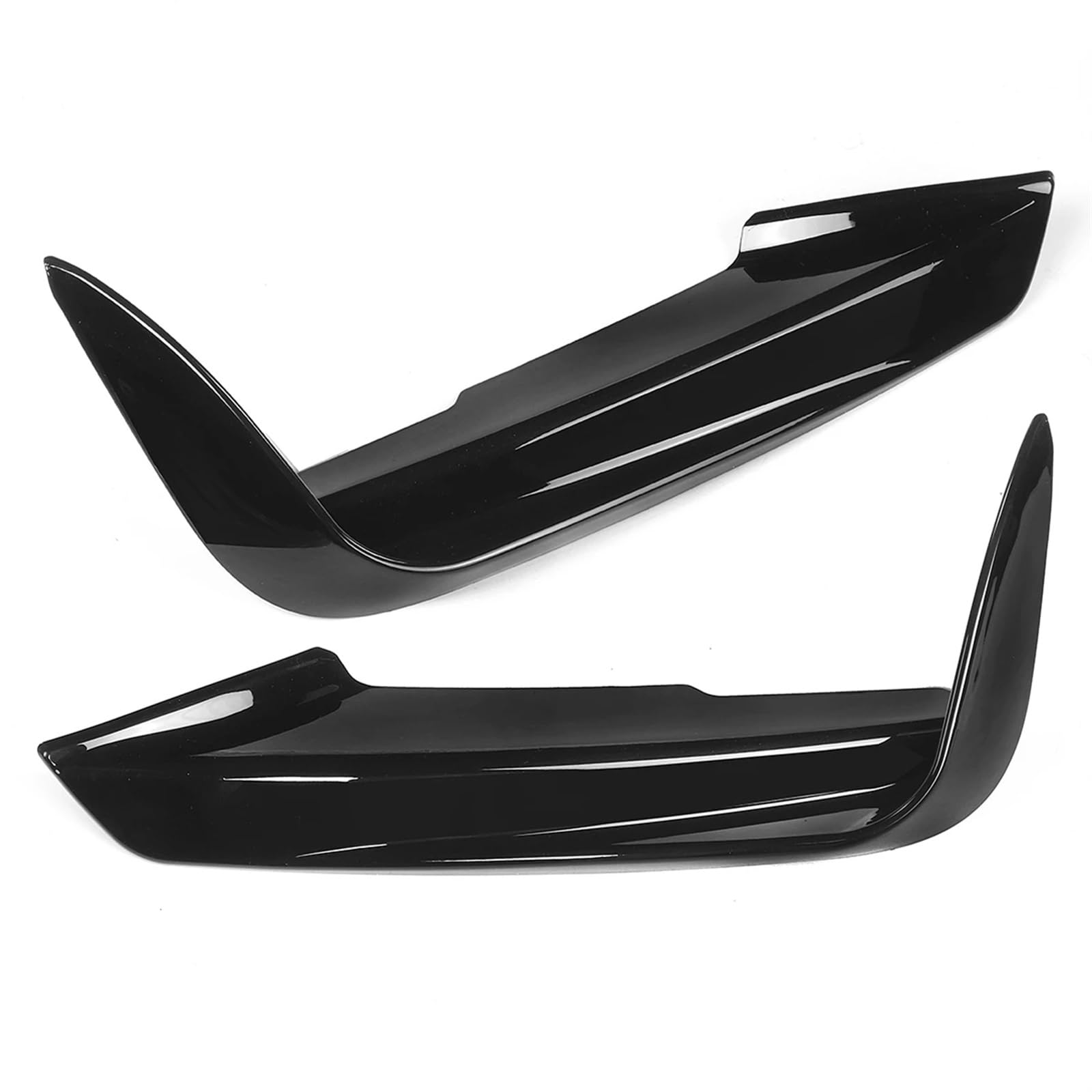 Frontspoiler Für F30 F31 Sport 2012-2019 Nebelscheinwerfer Lampe Augenbraue Rahmenabdeckung Auto Frontschürze Lip Splitter Canards Spoiler Seite Front Bumper Spoiler Lippe(A-Glossy Black) von Lspbfkq