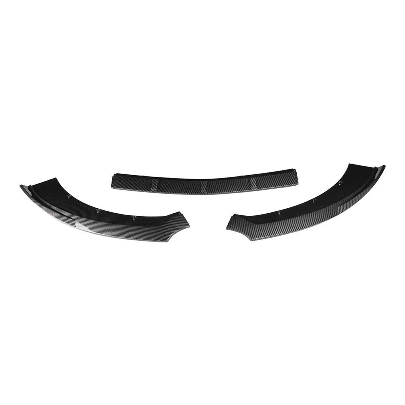 Frontspoiler Für Ford Für Mustang 2015 2016 2017 Glanz Schwarz Auto Front Stoßstange Splitter Lip Diffusor Body Kit Spoiler Schutz Spoiler Front Bumper Spoiler Lippe(Carbon Look) von Lspbfkq