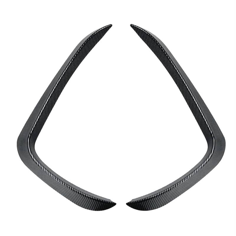 Frontspoiler Für Für X5 F15 Sport 2014-2018 Frontstoßstangenabdeckung Windmesser Nebelscheinwerferverkleidung Carbon Look Klingenverkleidung Licht Augenbraue Front Bumper Spoiler Lippe(Carbon Look) von Lspbfkq