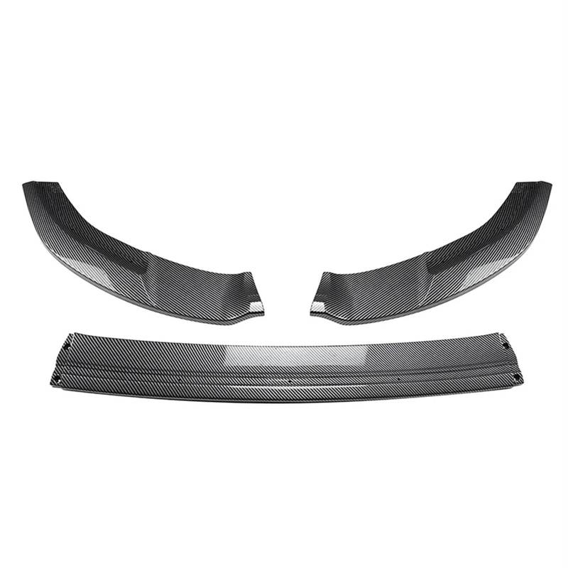 Frontspoiler Für Golf 7 MK7 Für GTI Für GTD Für GTE R 2012-2018 Auto Front Stoßstange Lip Unteren Splitter Diffusor Body Kit Spoiler Trim Front Bumper Spoiler Lippe(Carbon Look) von Lspbfkq