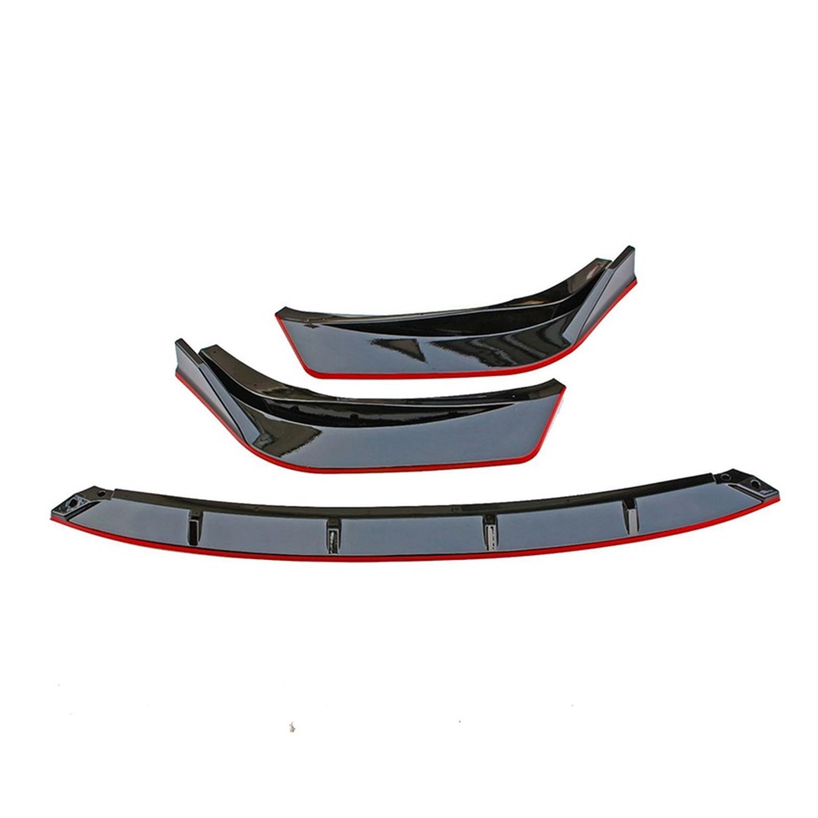 Frontspoiler Für Lexus IS250 IS350 IS300 F Sport 2014-2016 Frontschürze Lip Body Kit Spoiler Splitter ABS Canard Lip Diffusor Canard Front Bumper Spoiler Lippe(Black Red) von Lspbfkq