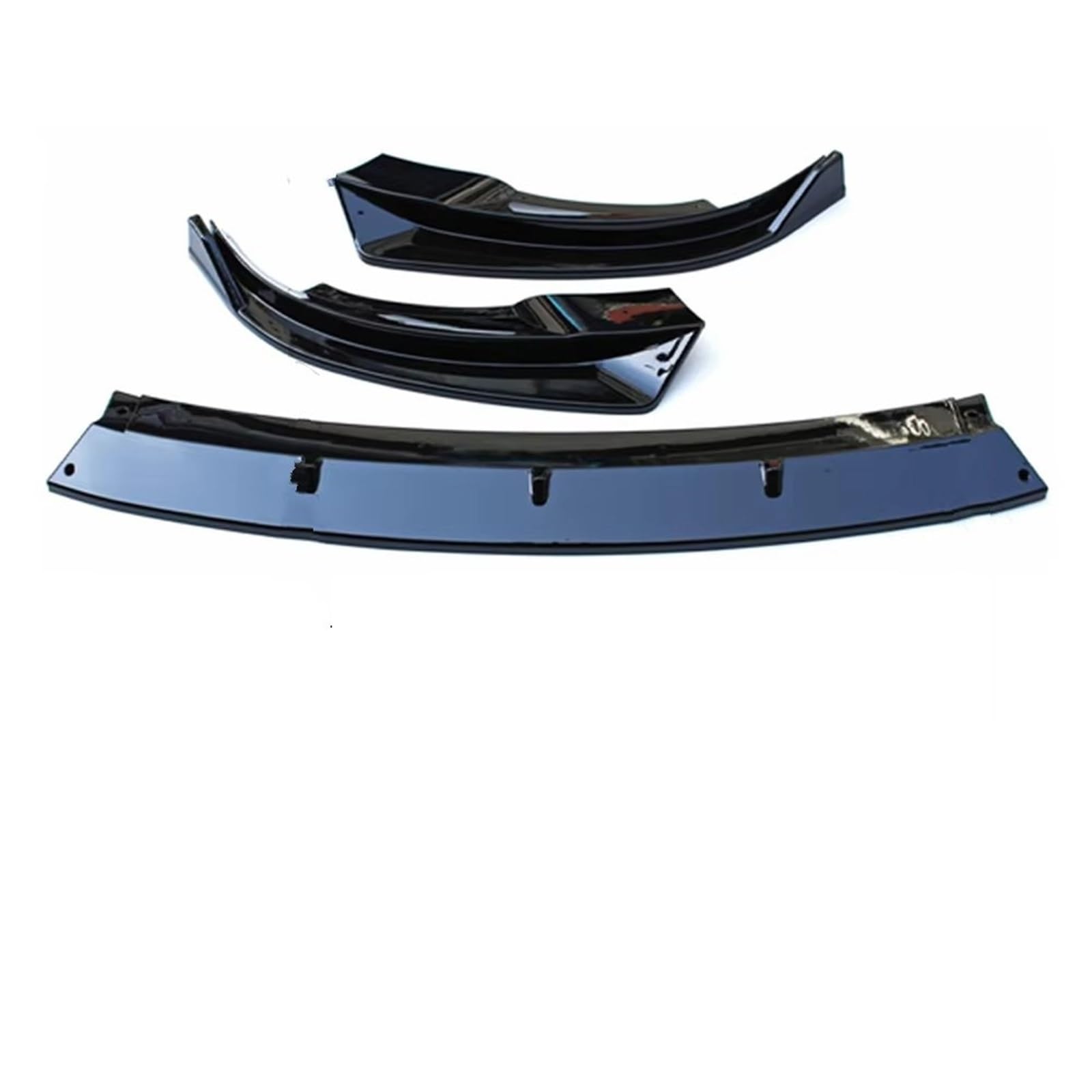 Frontspoiler Für Tesla Für Modell 3 Y 2017 + 2019 2020 2021 2022 2023 Front Stoßstange Lippe Kinn Diffusor Körper Kit Spoiler Deflektor Front Bumper Spoiler Lippe(Glossy Black) von Lspbfkq