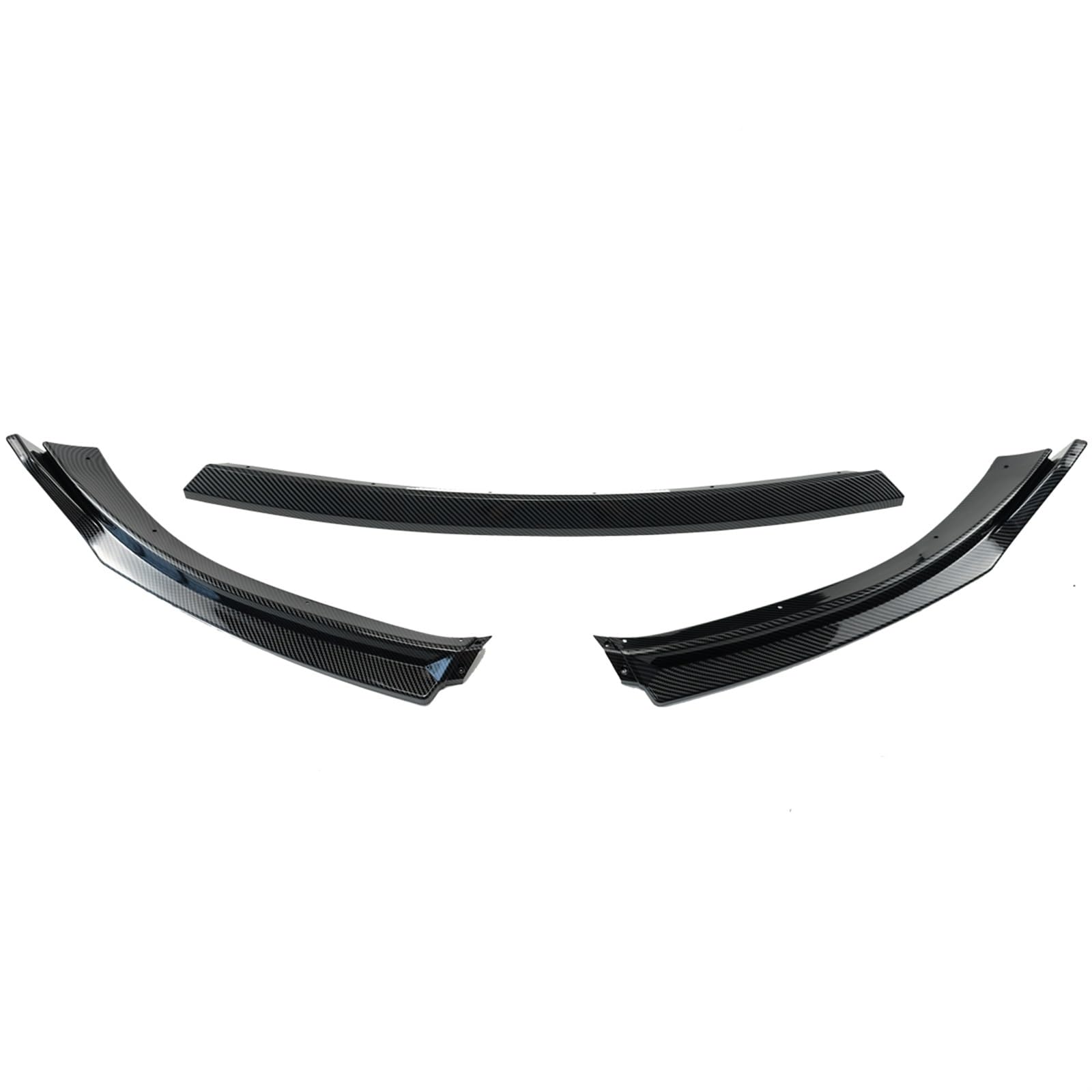 Frontspoiler Für VW Für Golf MK6 6 Standard Für TSI Für TDI Für MPI 2008-2013 Auto Front Stoßstange Lip Spoiler Splitter Carbon Faser Look Front Bumper Spoiler Lippe(Carbon Look) von Lspbfkq