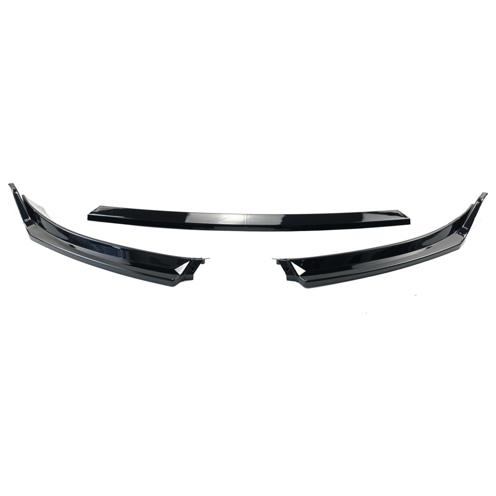 Frontspoiler Für VW Für Golf MK6 6 Standard Für TSI Für TDI Für MPI 2008-2013 Auto Front Stoßstange Lip Spoiler Splitter Carbon Faser Look Front Bumper Spoiler Lippe(Glossy Black) von Lspbfkq