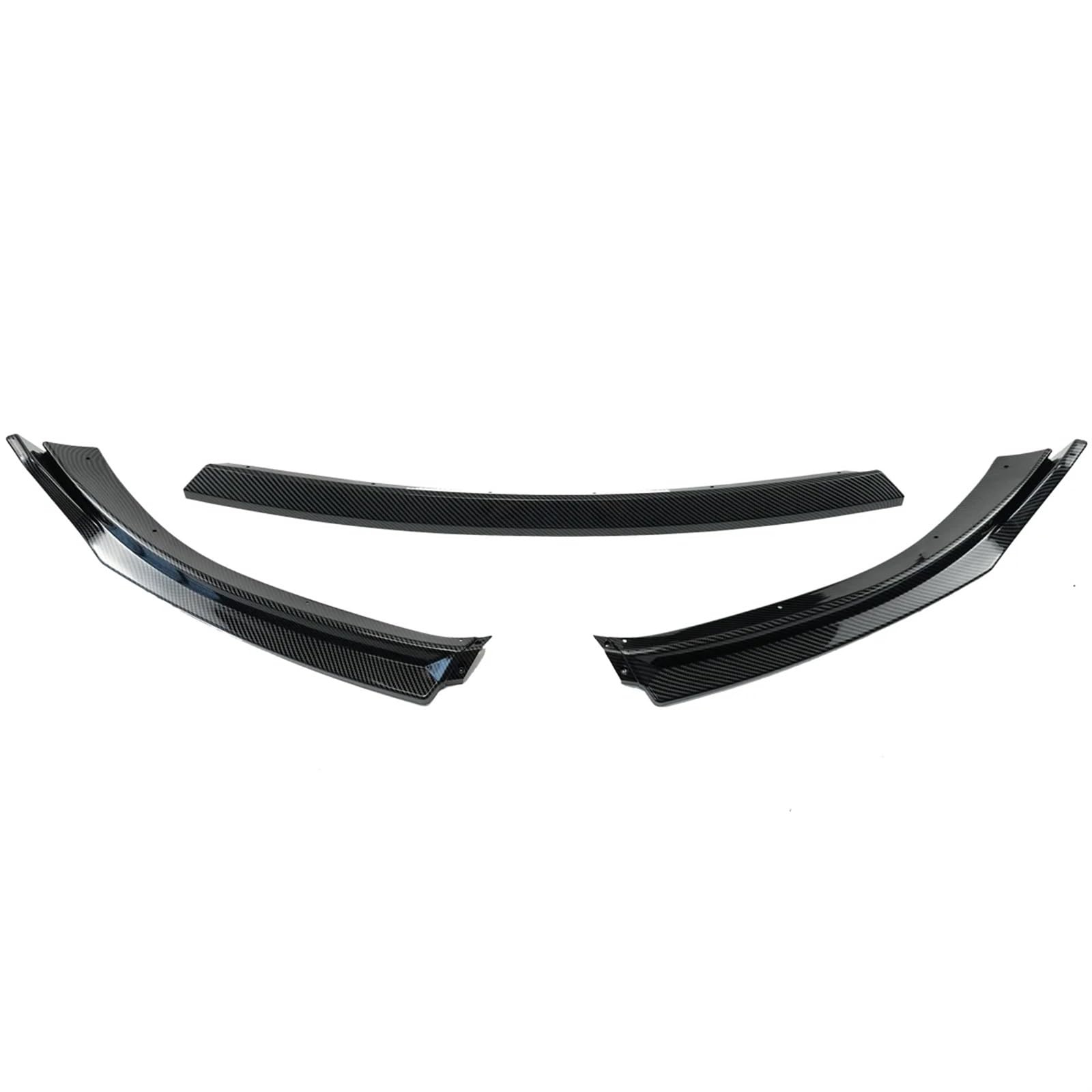 Frontspoiler Für VW Für Golf MK6 6 Standard Für TSI Für TDI Für MPI 2008-2013 Frontstoßstange Lippe Autospoiler Splitter Diffusor Glänzend Schwarz Front Bumper Spoiler Lippe(Carbon Look) von Lspbfkq