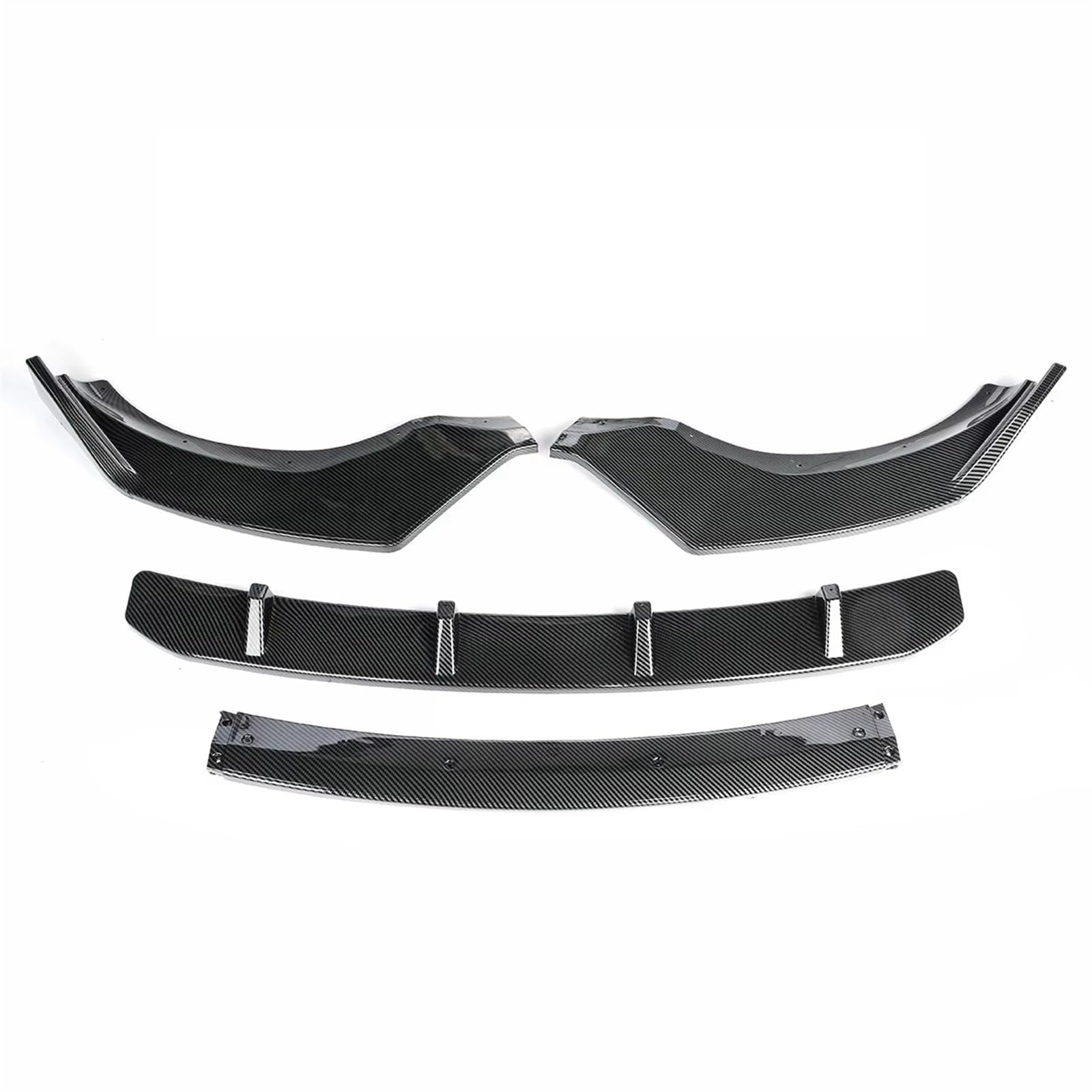 Frontspoiler Für X3 Für X4 G01 G02 2018-2021 Auto Front Stoßstange Splitter Lip Diffusor Spoiler Schutz Abdeckung Schutz Deflektor Lippen Front Bumper Spoiler Lippe(Carbon Look) von Lspbfkq